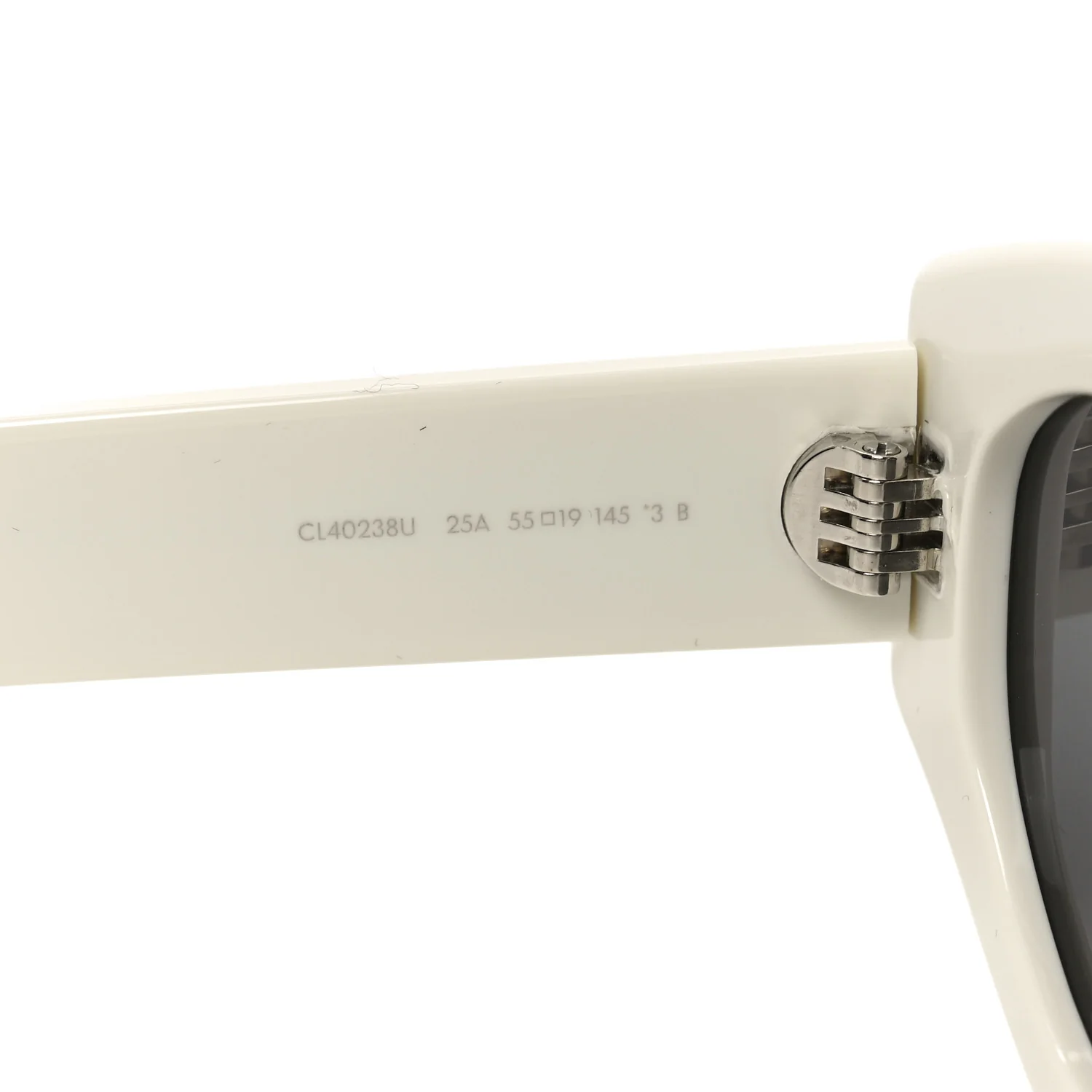 Acetate Triomphe 01 Sunglasses CL 40238U White - Image 6