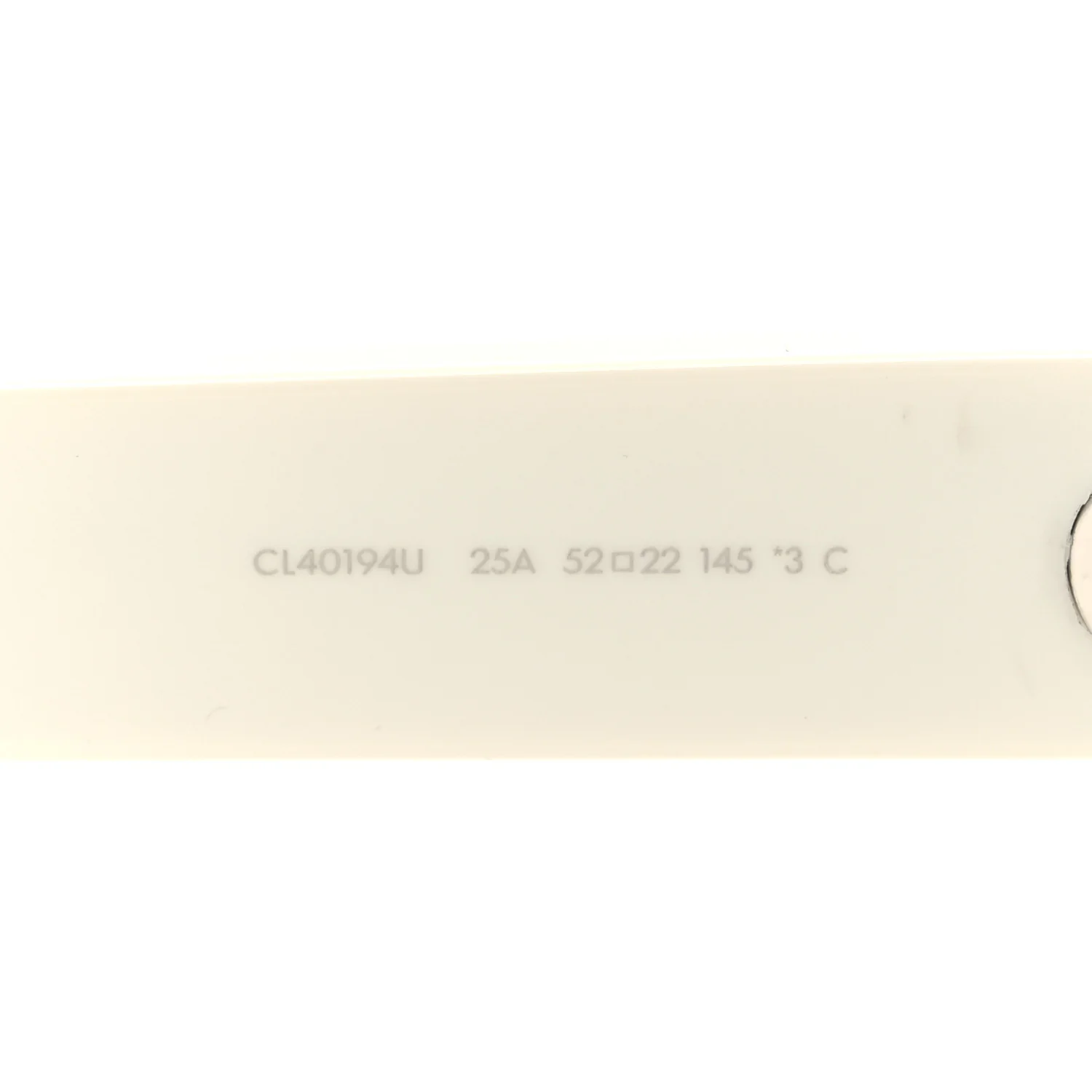 Acetate Triomphe 01 Sunglasses CL40194U White - Image 6