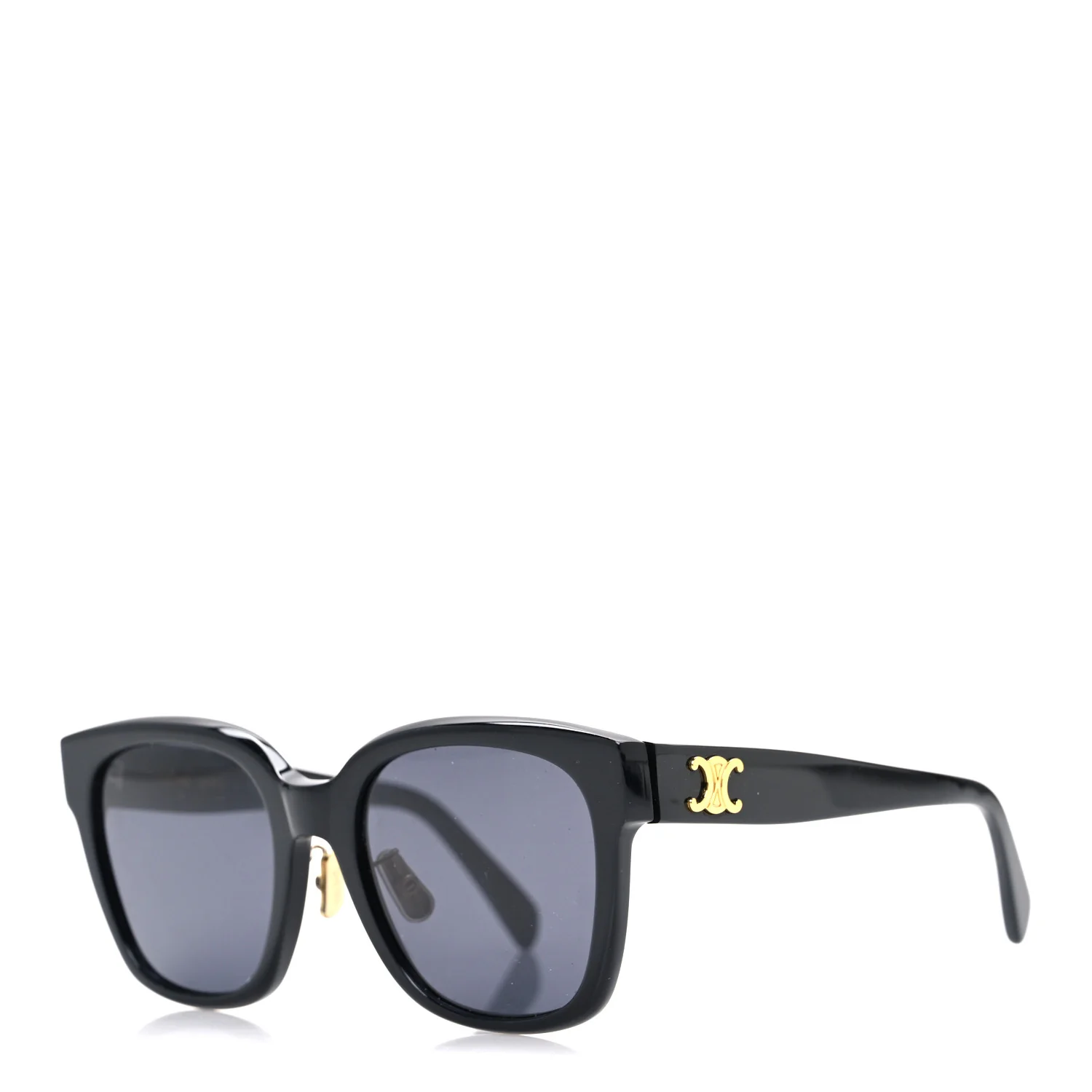 Acetate Triomphe Sunglasses CL40222F Black