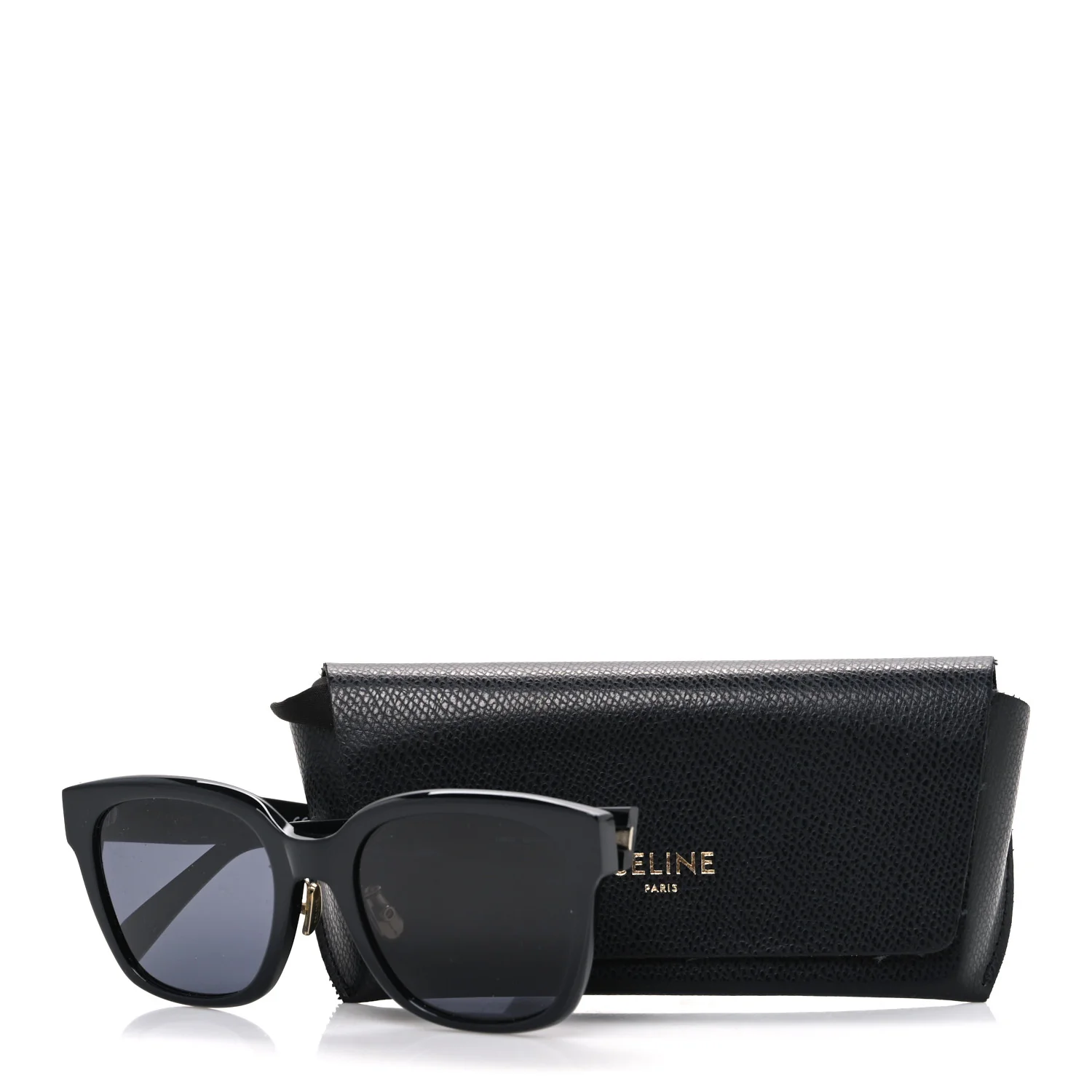 Acetate Triomphe Sunglasses CL40222F Black - Image 7