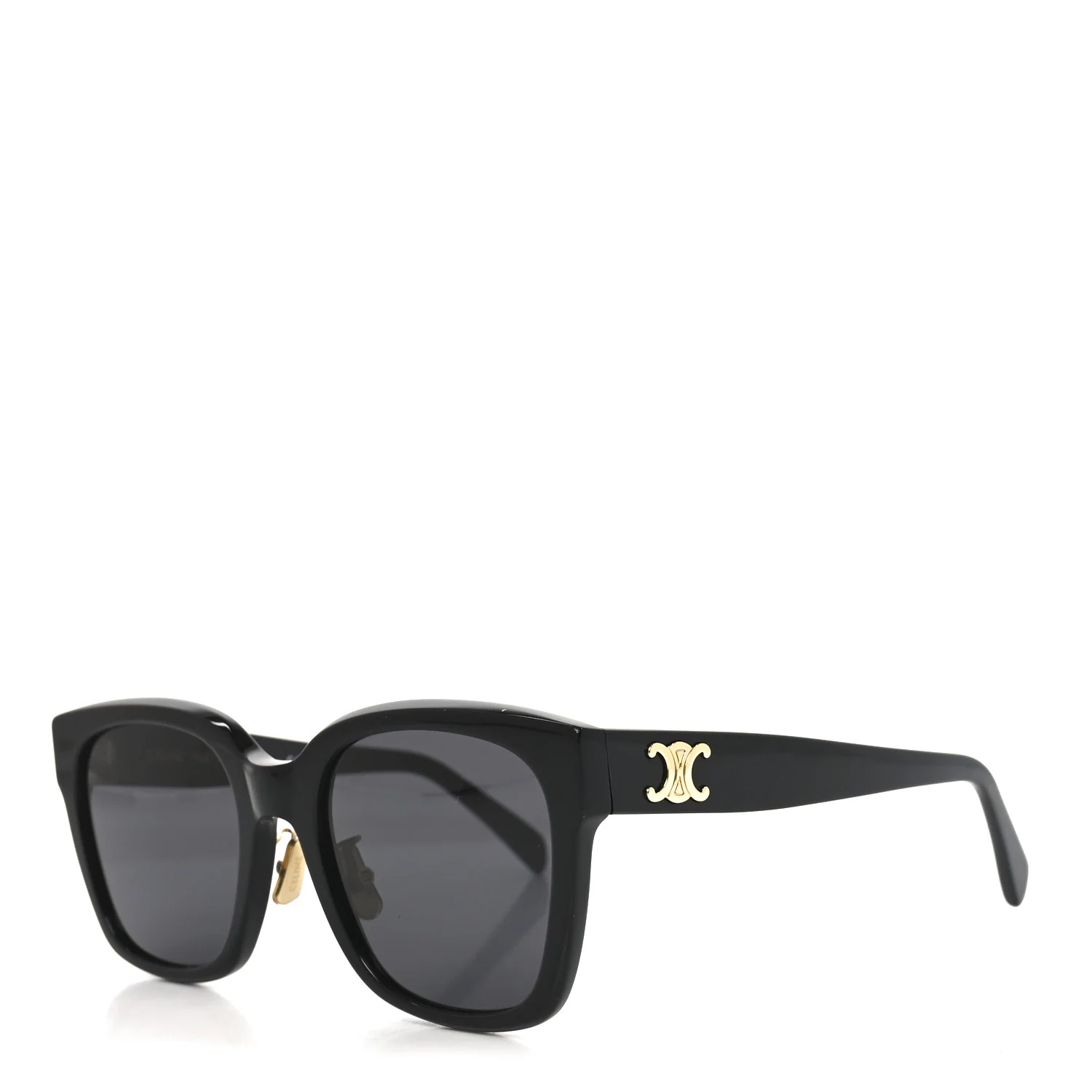 Acetate Triomphe Sunglasses CL40222F Black