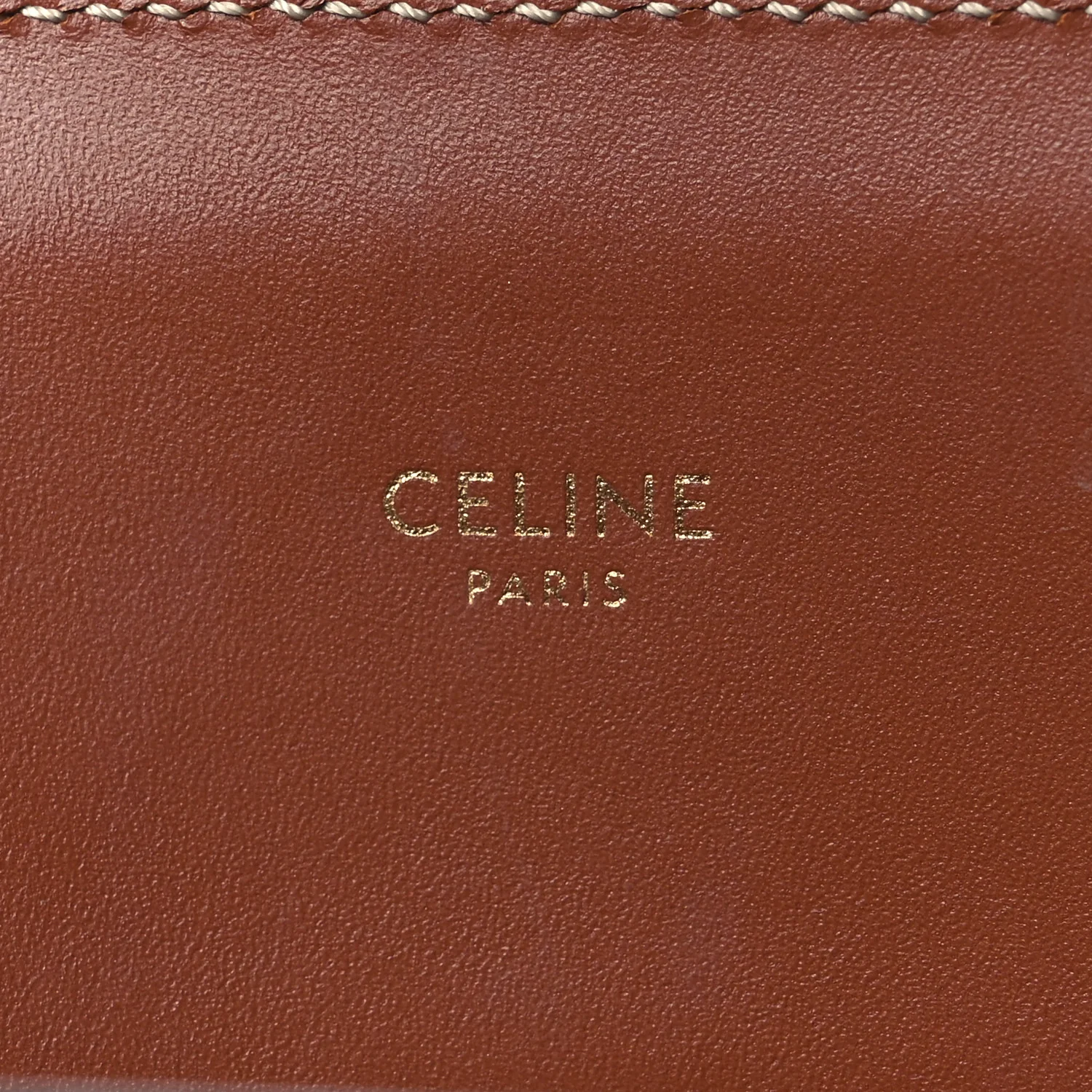 All Over Textile Calfskin Small Vertical Cabas Natural Tan Black - Image 6