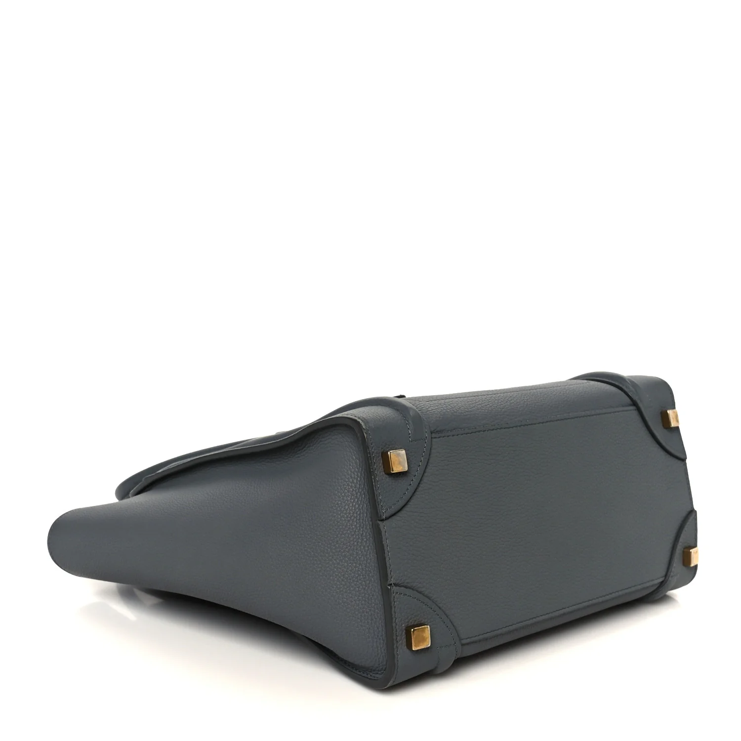 Baby Drummed Calfskin Micro Luggage Kohl - Image 4