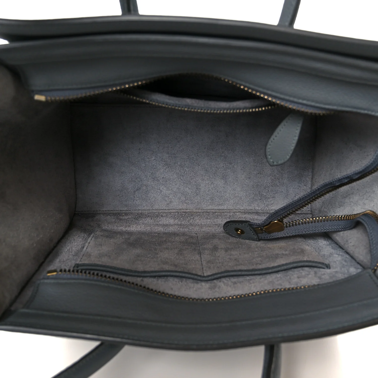Baby Drummed Calfskin Micro Luggage Kohl - Image 5