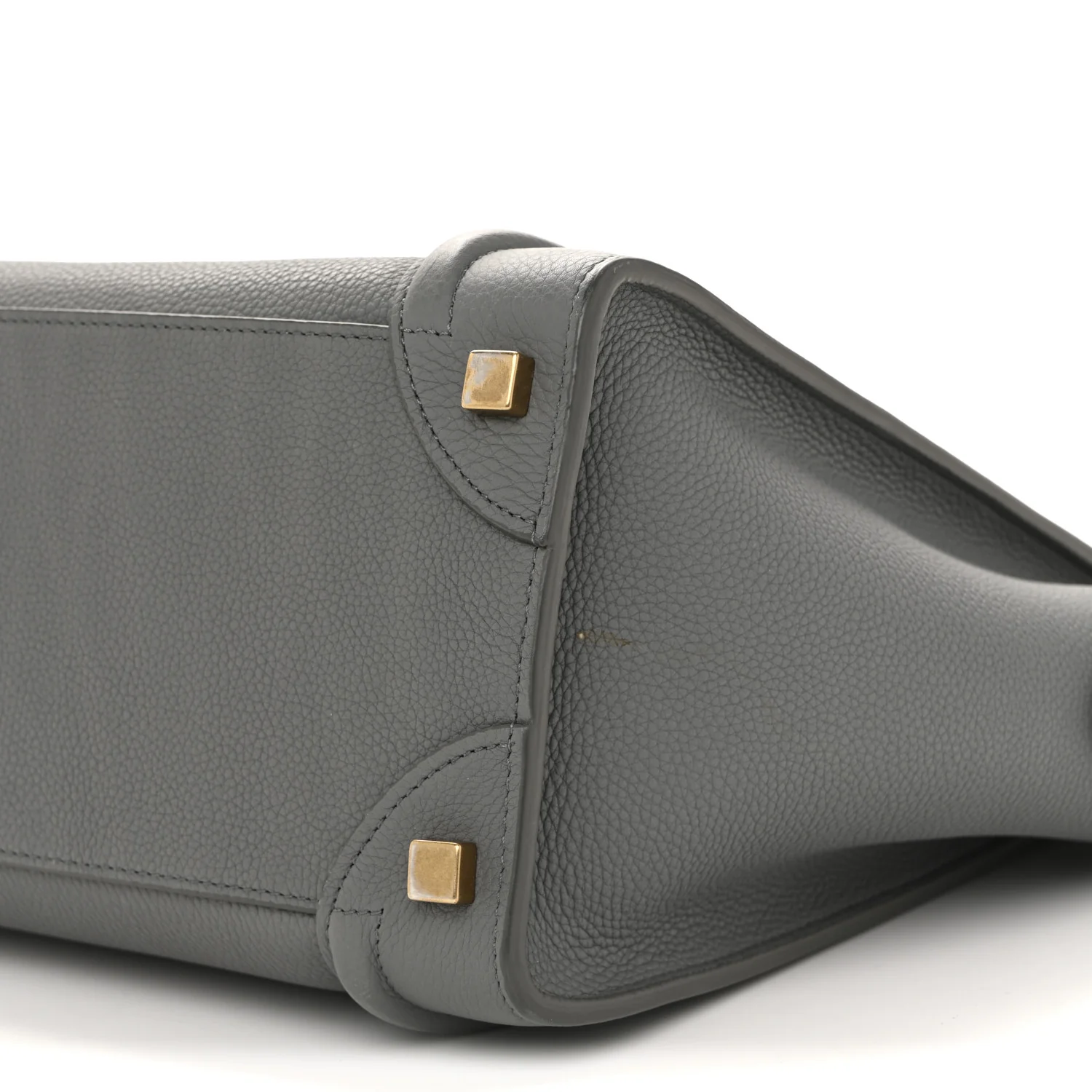 Baby Drummed Calfskin Micro Luggage Kohl - Image 11