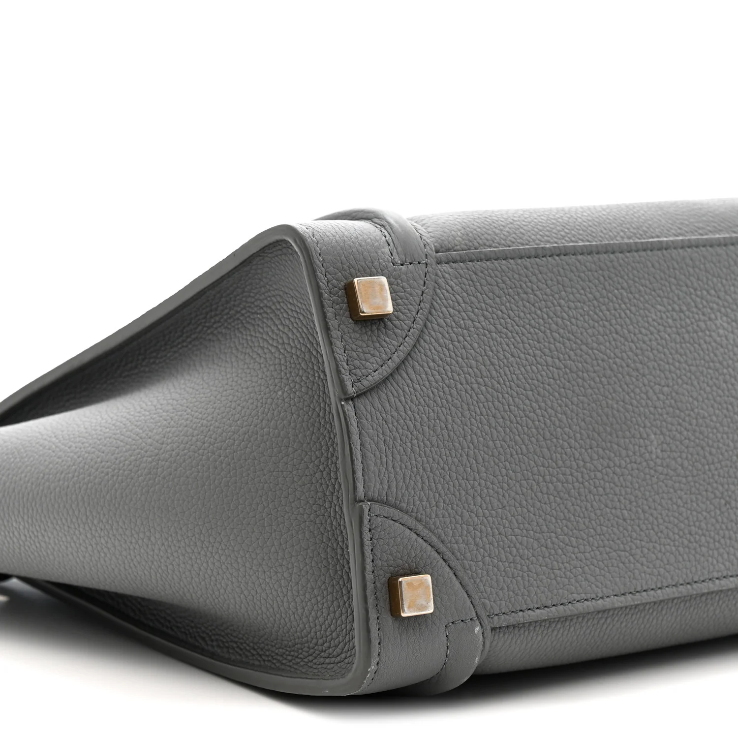 Baby Drummed Calfskin Micro Luggage Kohl - Image 10