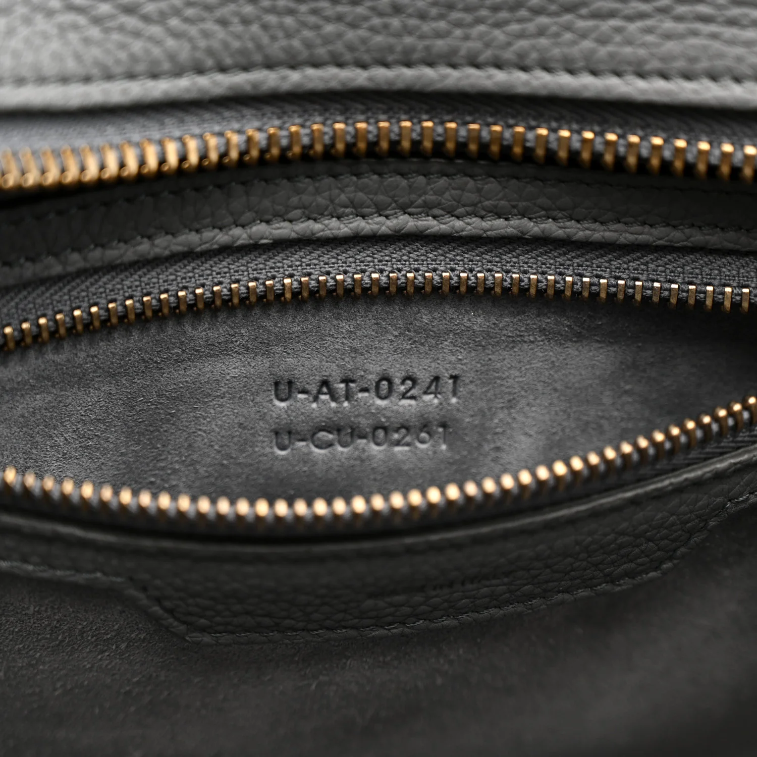 Baby Drummed Calfskin Micro Luggage Kohl - Image 8