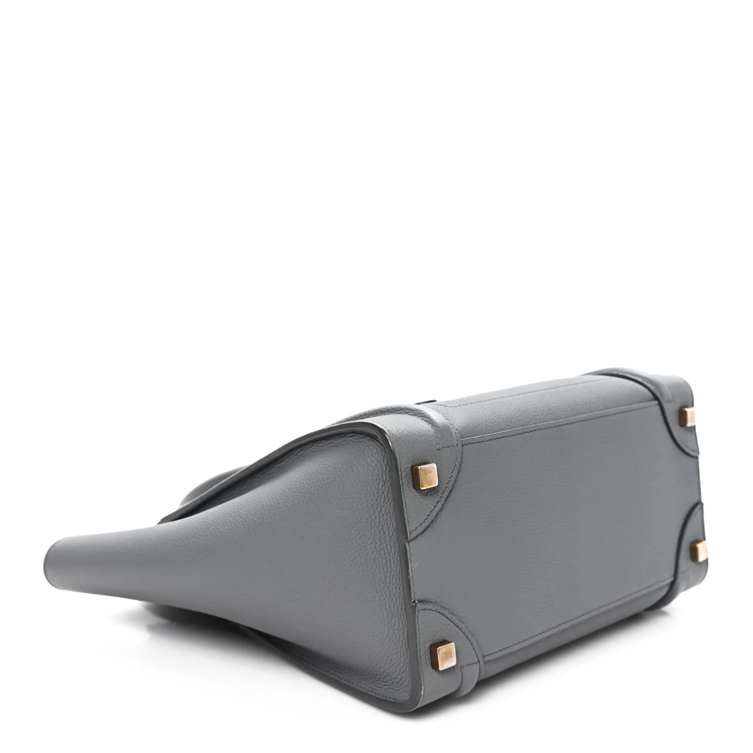 Baby Drummed Calfskin Micro Luggage Kohl - Image 4
