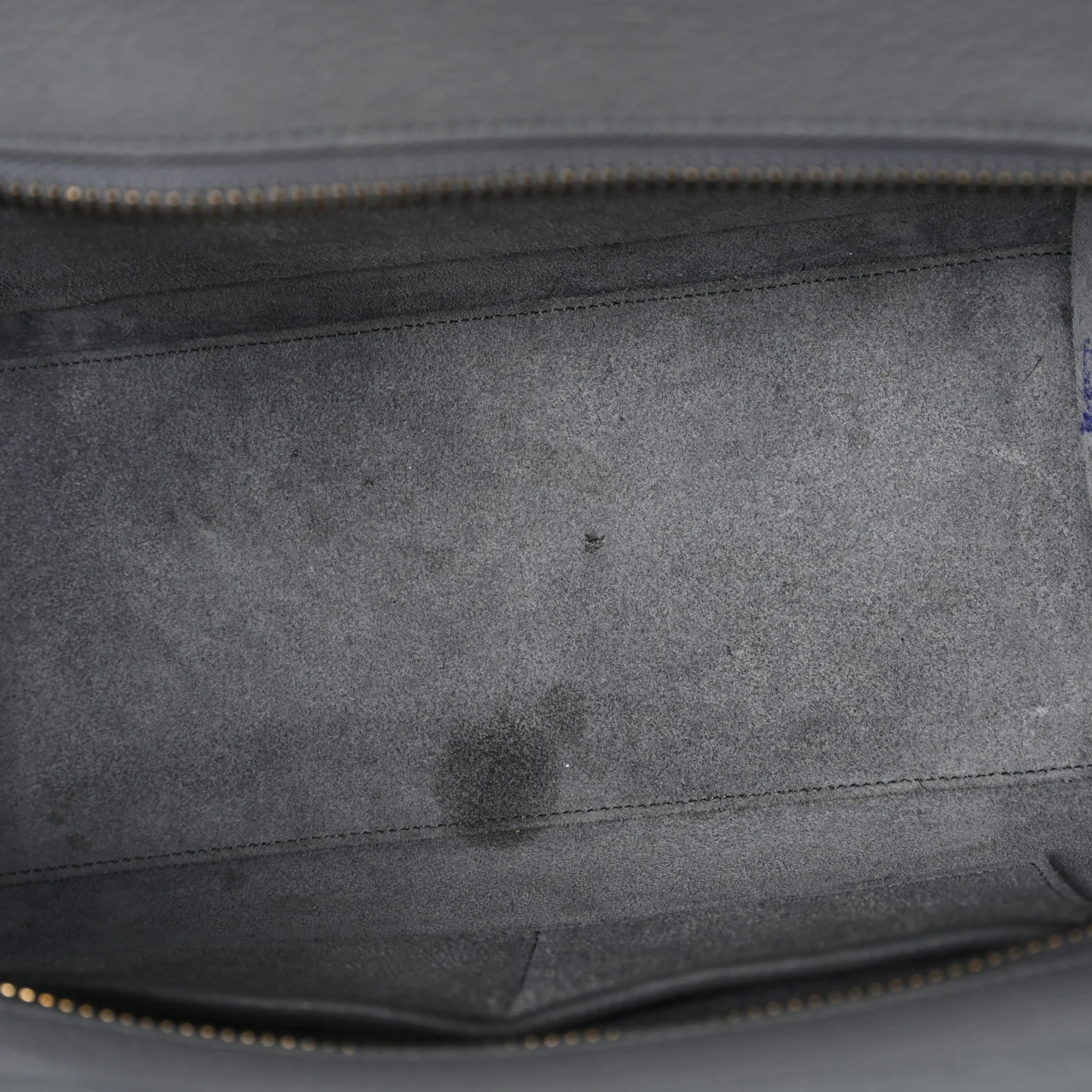 Baby Drummed Calfskin Micro Luggage Kohl - Image 5