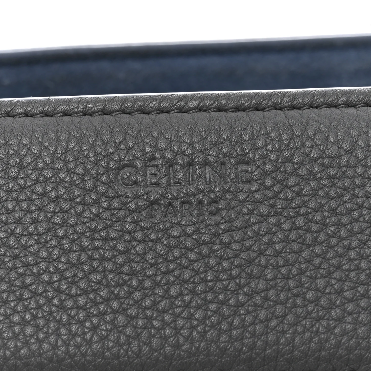 Baby Grained Calfskin Medium Phantom Luggage Kohl - Image 6