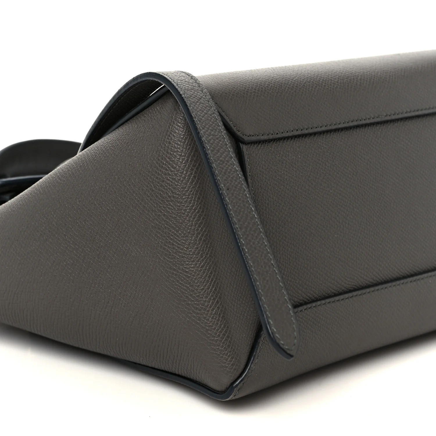 Baby Grained Calfskin Micro Belt Bag Grey - Image 18