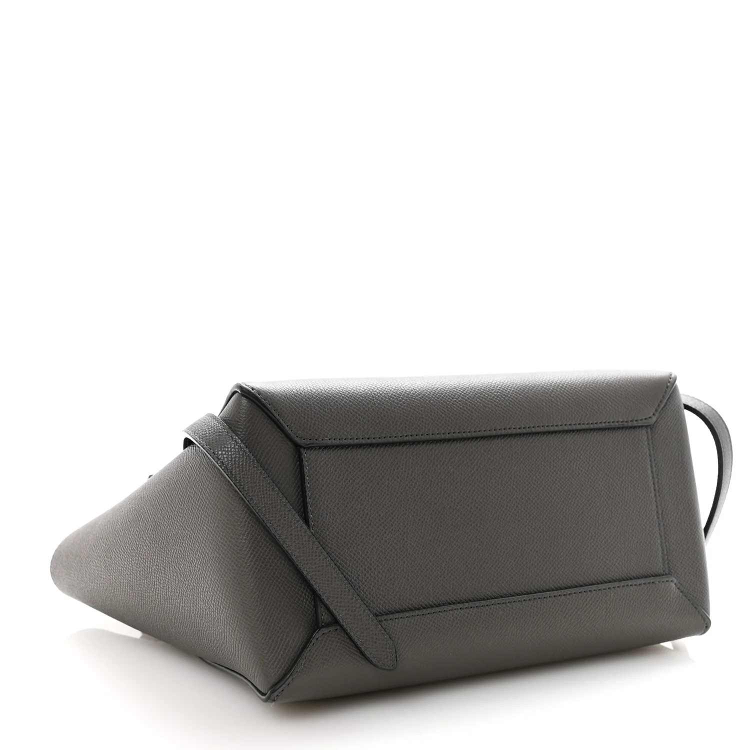 Baby Grained Calfskin Micro Belt Bag Grey - Image 4