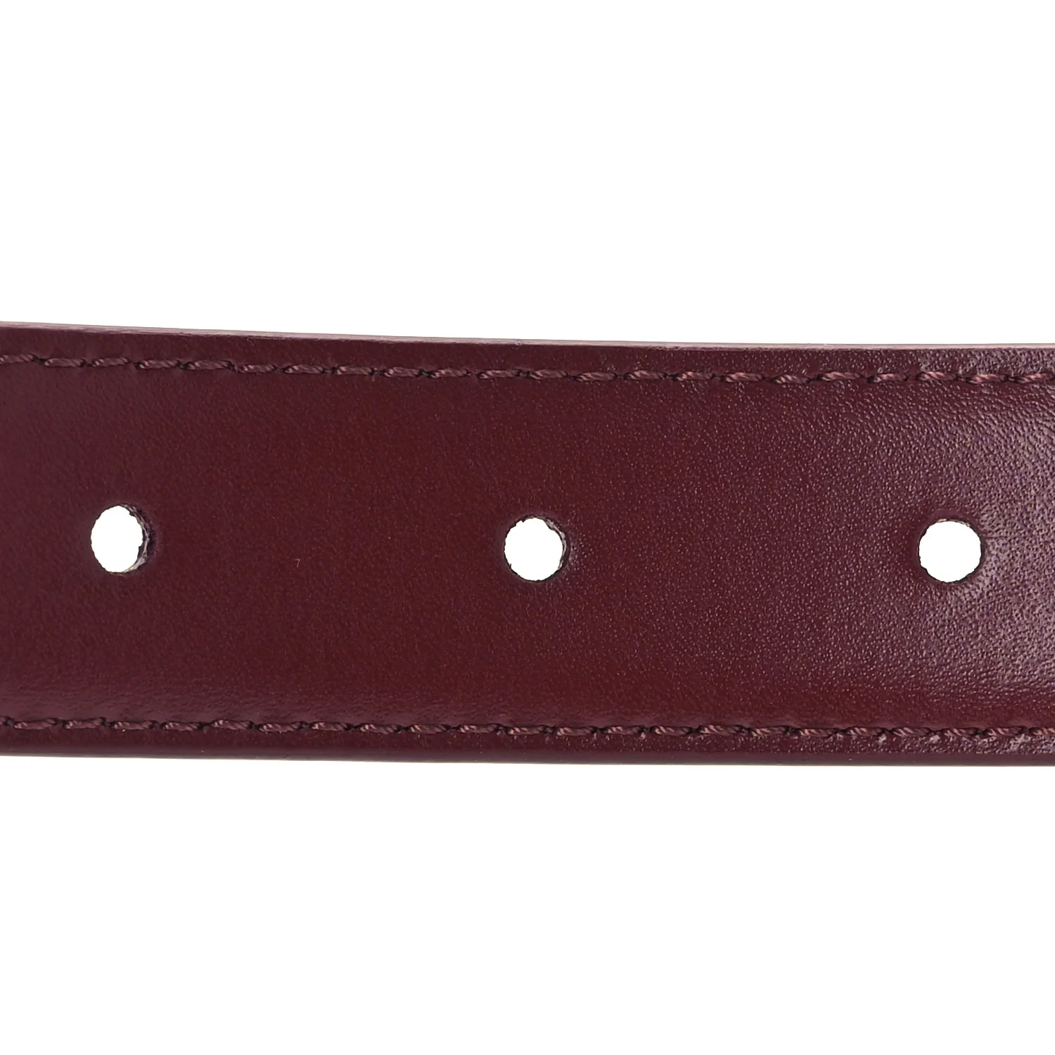 Box Calfskin Medium 25mm Triomphe Belt 70 Light Burgundy - Image 4