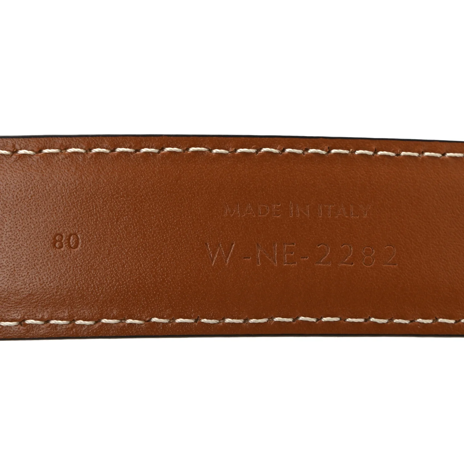 Box Calfskin Medium 25mm Triomphe Belt 80 32 Tan - Image 4