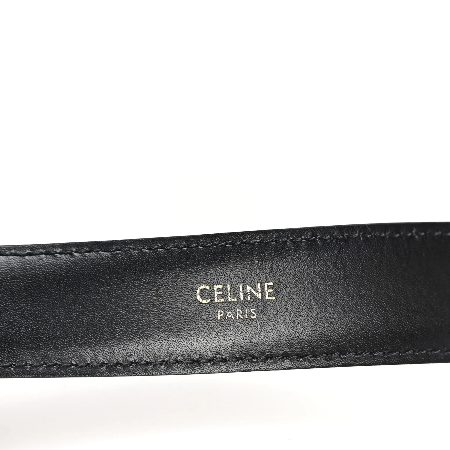 Box Calfskin Medium 25mm Triomphe Belt 90 36 Black - Image 4