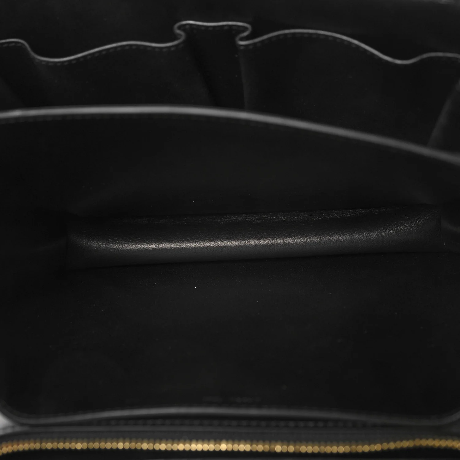 Box Calfskin Medium Classic Box Flap Bag Black - Image 5