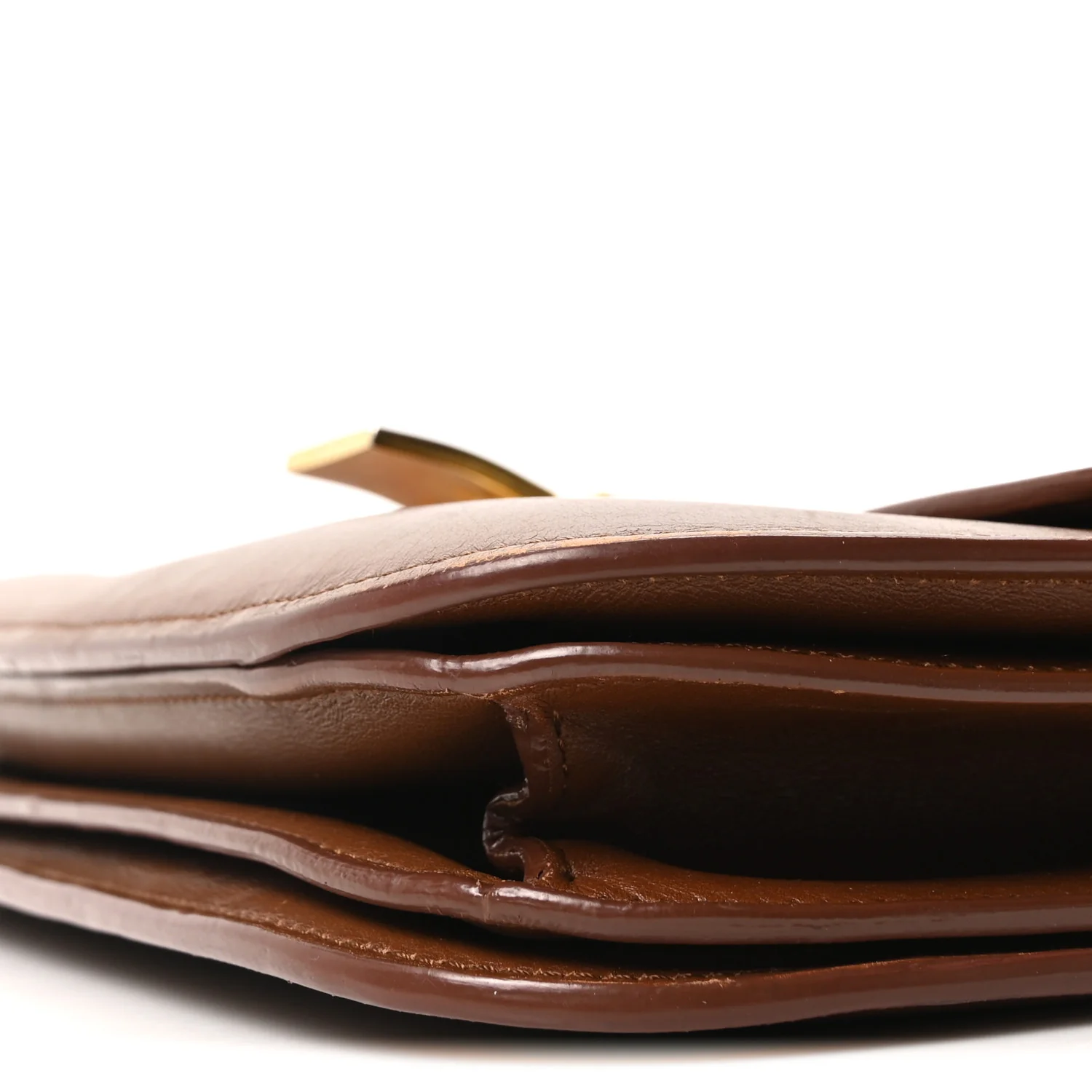 Box Calfskin Medium Classic Box Flap Bag Camel - Image 10