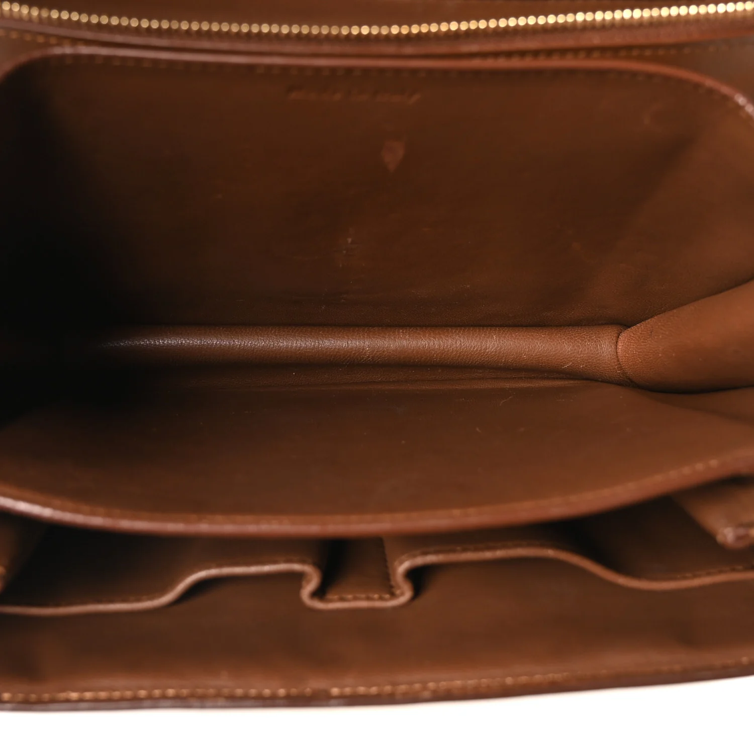 Box Calfskin Medium Classic Box Flap Bag Camel - Image 5