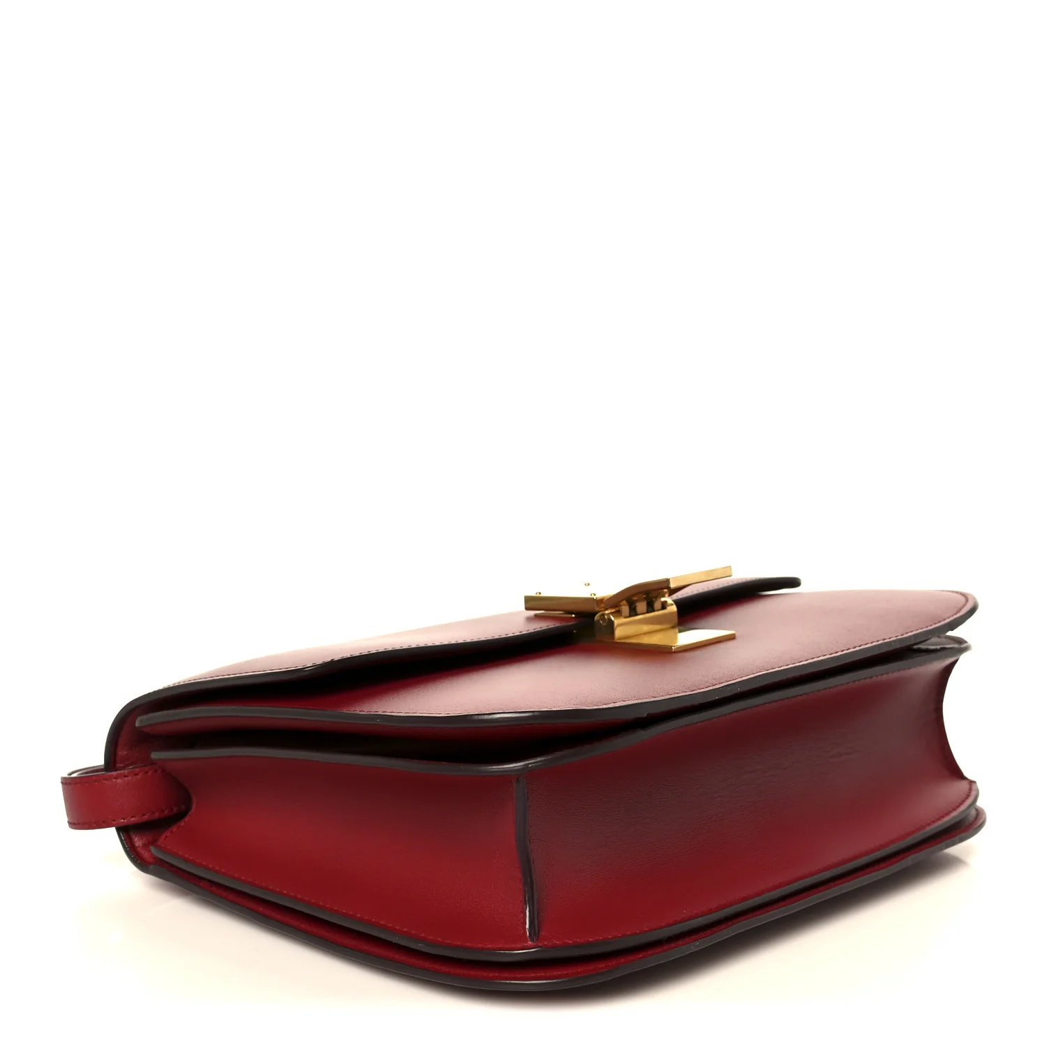 Box Calfskin Medium Classic Box Flap Bag Red - Image 4