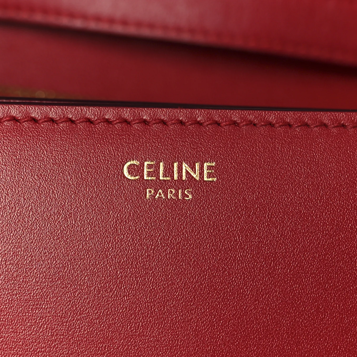 Box Calfskin Medium Classic Box Flap Bag Red - Image 7