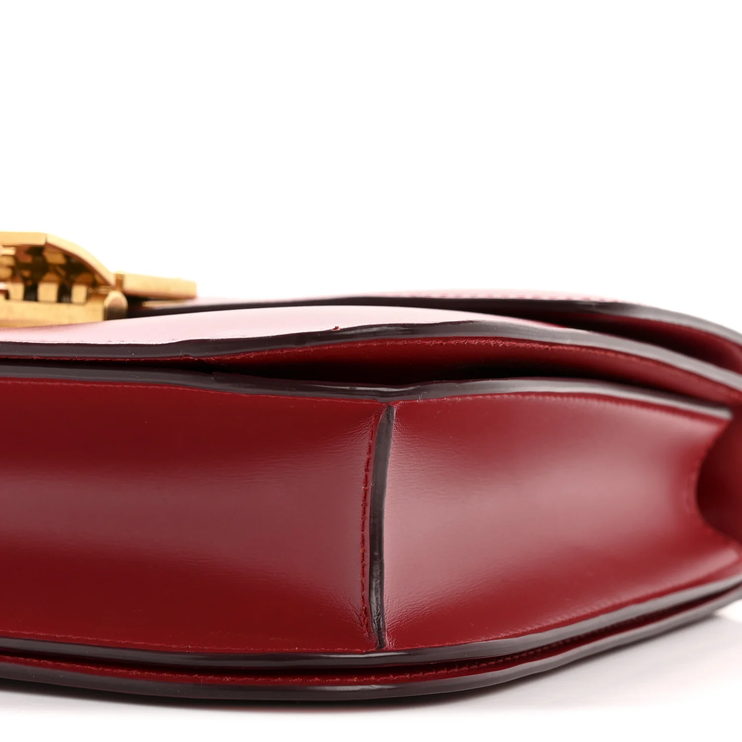 Box Calfskin Medium Classic Box Flap Bag Red - Image 10