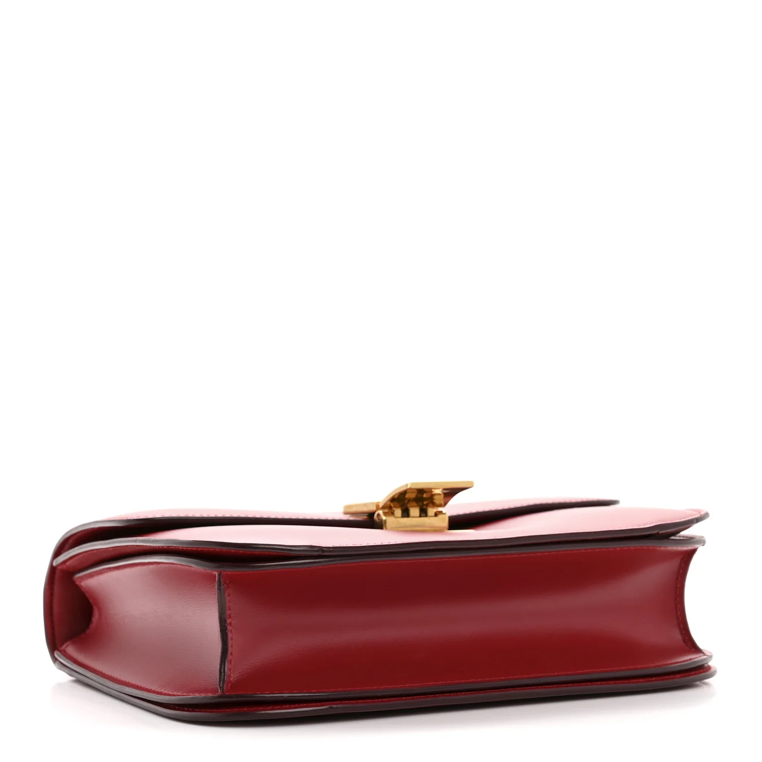 Box Calfskin Medium Classic Box Flap Bag Red - Image 4