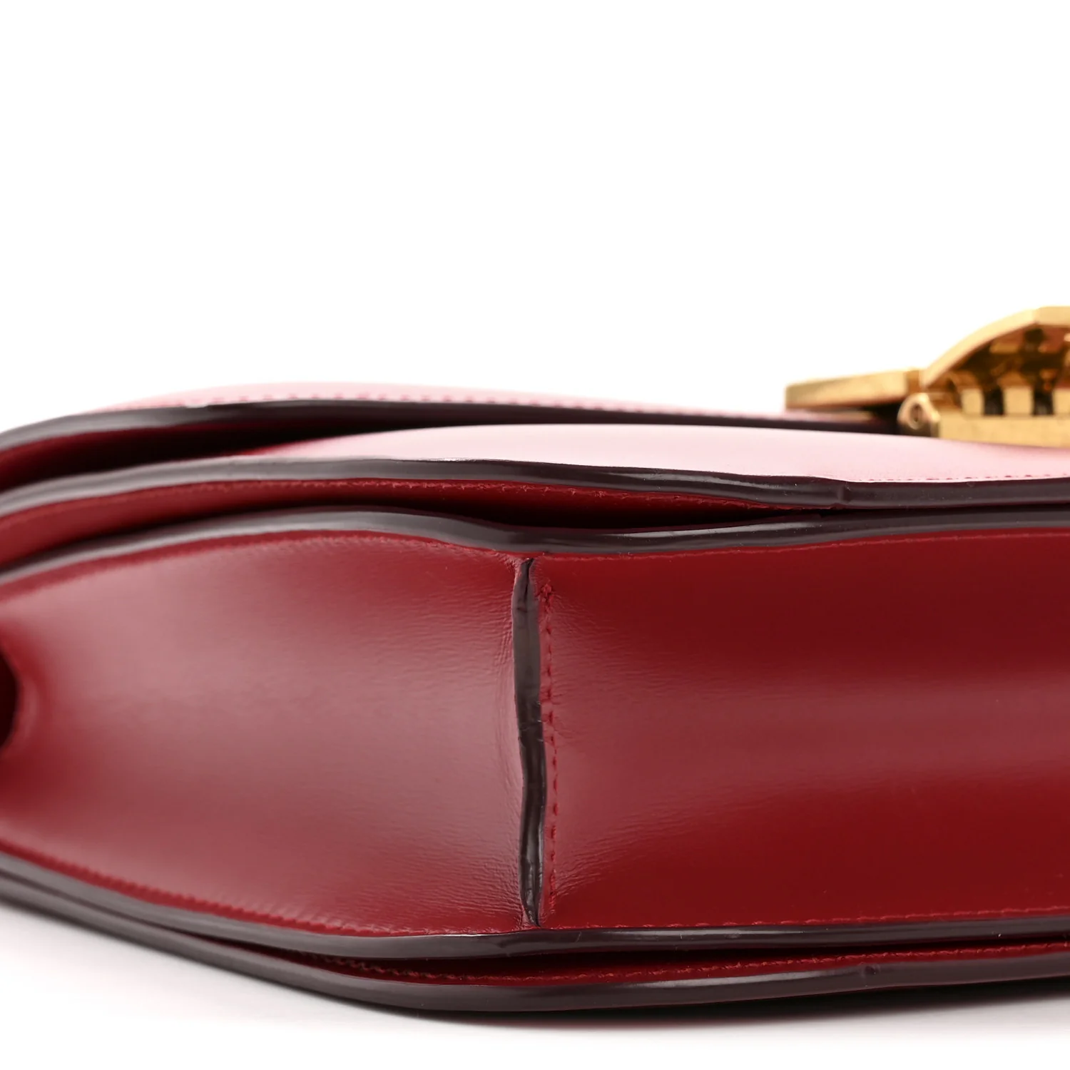 Box Calfskin Medium Classic Box Flap Bag Red - Image 9