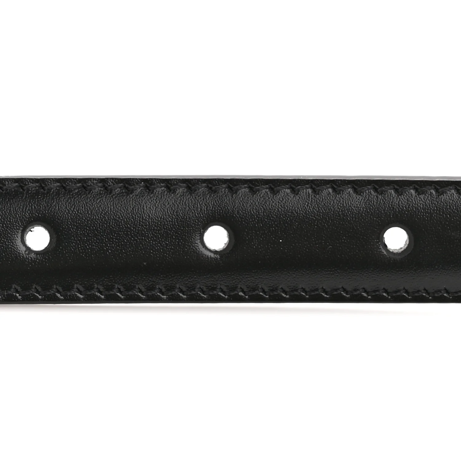 Box Calfskin Small 18mm Triomphe Belt 75 Black - Image 3