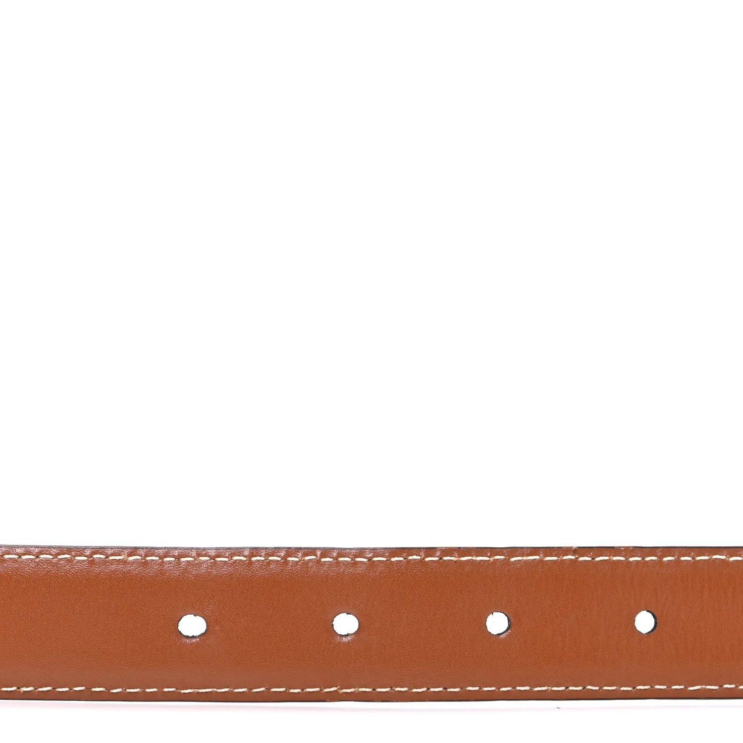 Box Calfskin Small 18mm Triomphe Belt 80 32 Tan - Image 4
