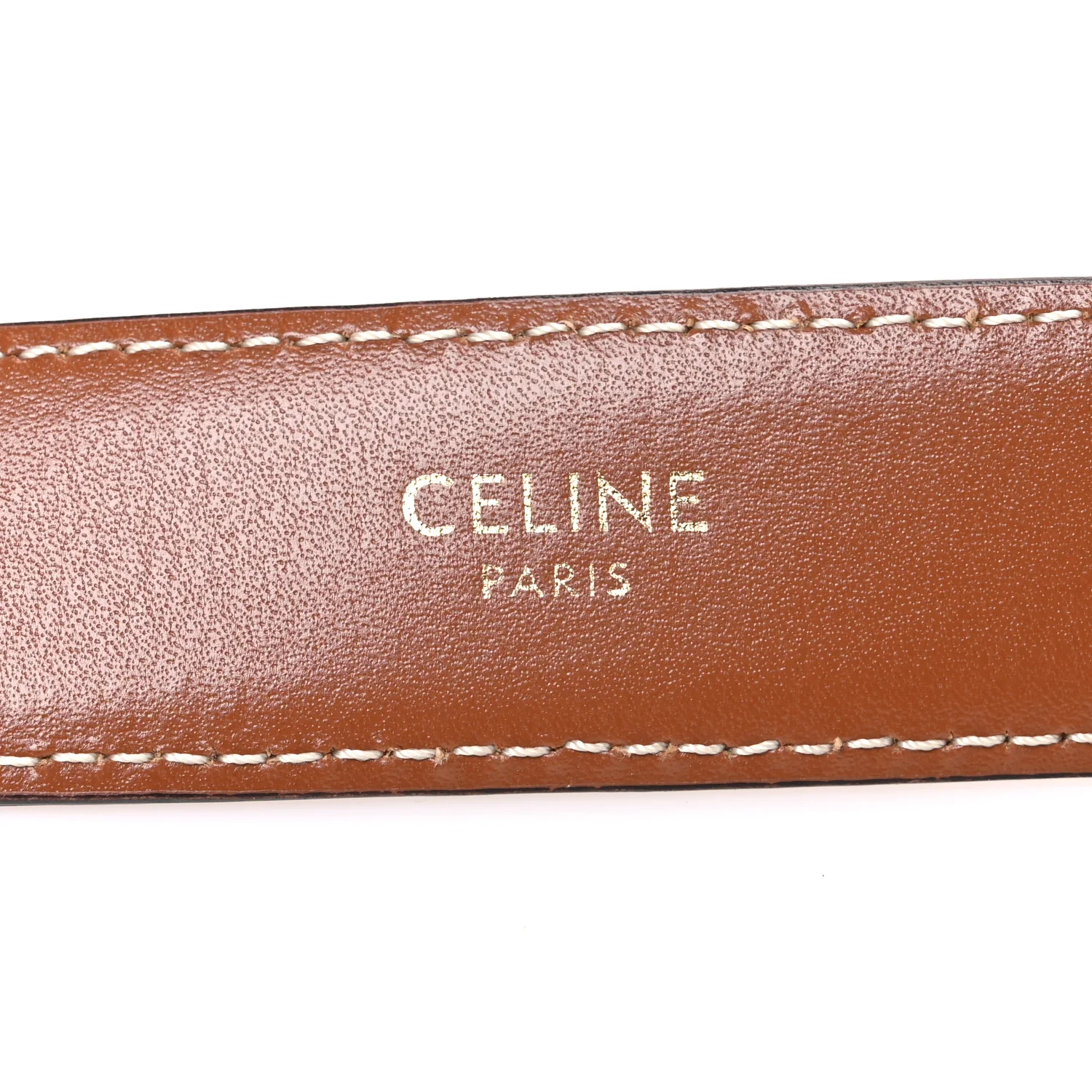 Box Calfskin Small 18mm Triomphe Belt 80 32 Tan - Image 5