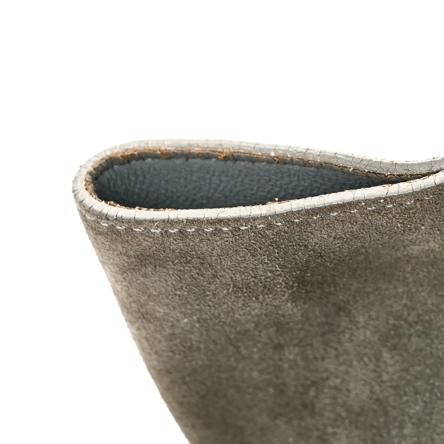 Calfskin and Suede Small Tri-Color Trapeze Dark Grey - Image 10