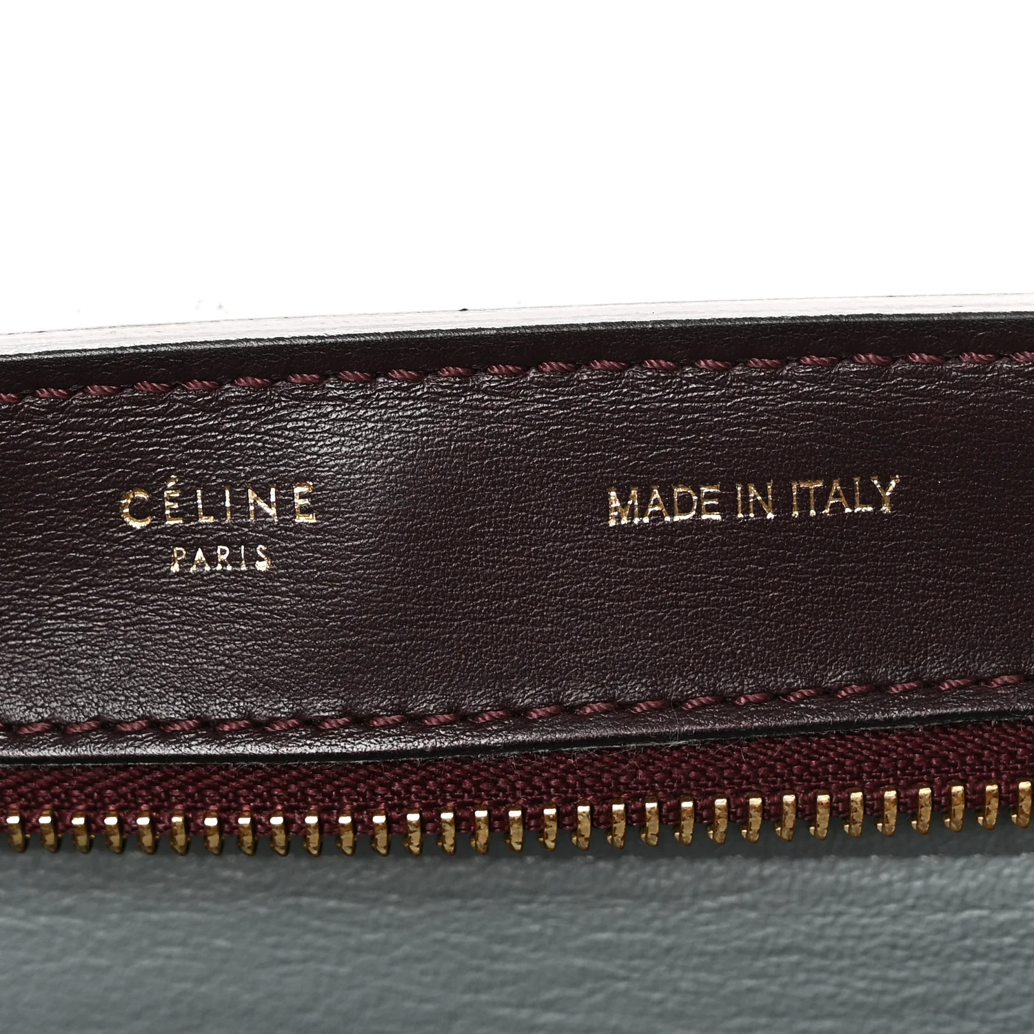 Calfskin and Suede Small Tri-Color Trapeze Dark Grey - Image 6