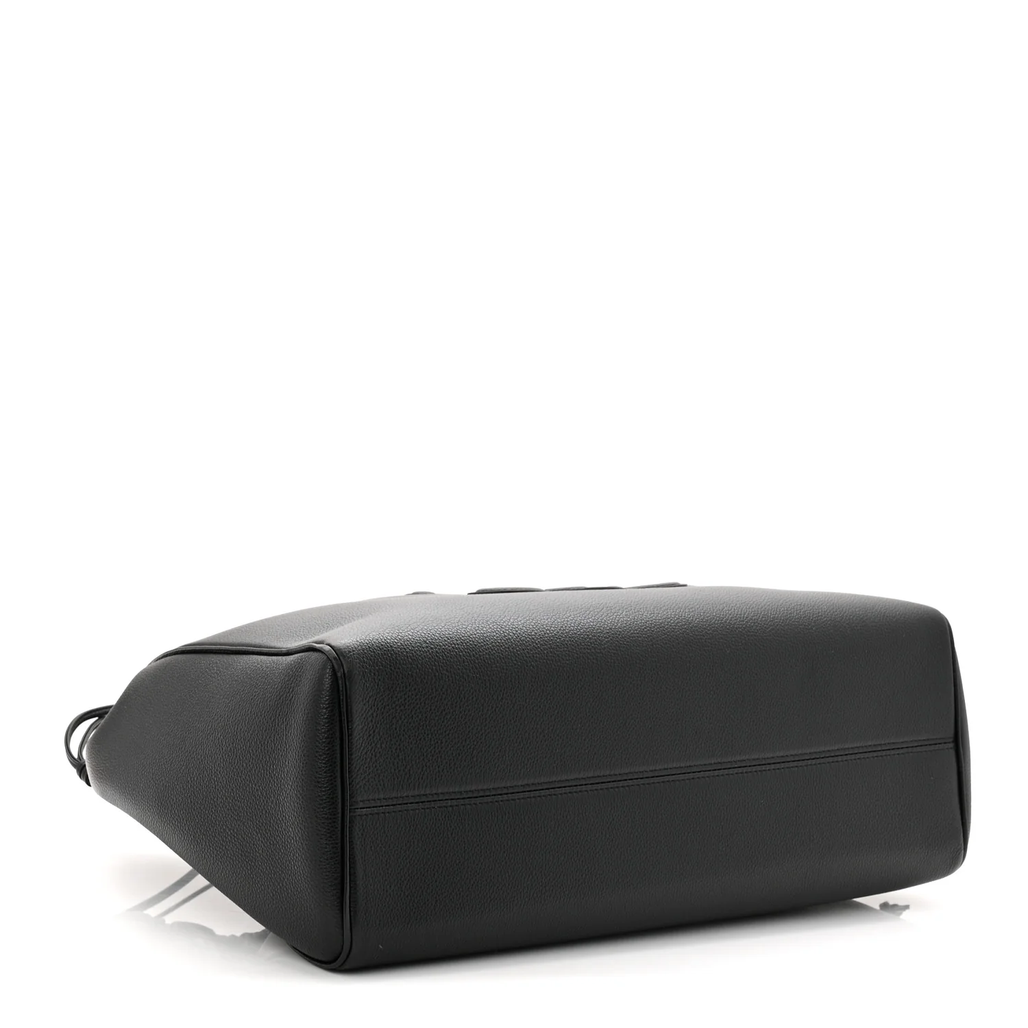 Calfskin Cuir Triomphe Cabas Drawstring Black - Image 4