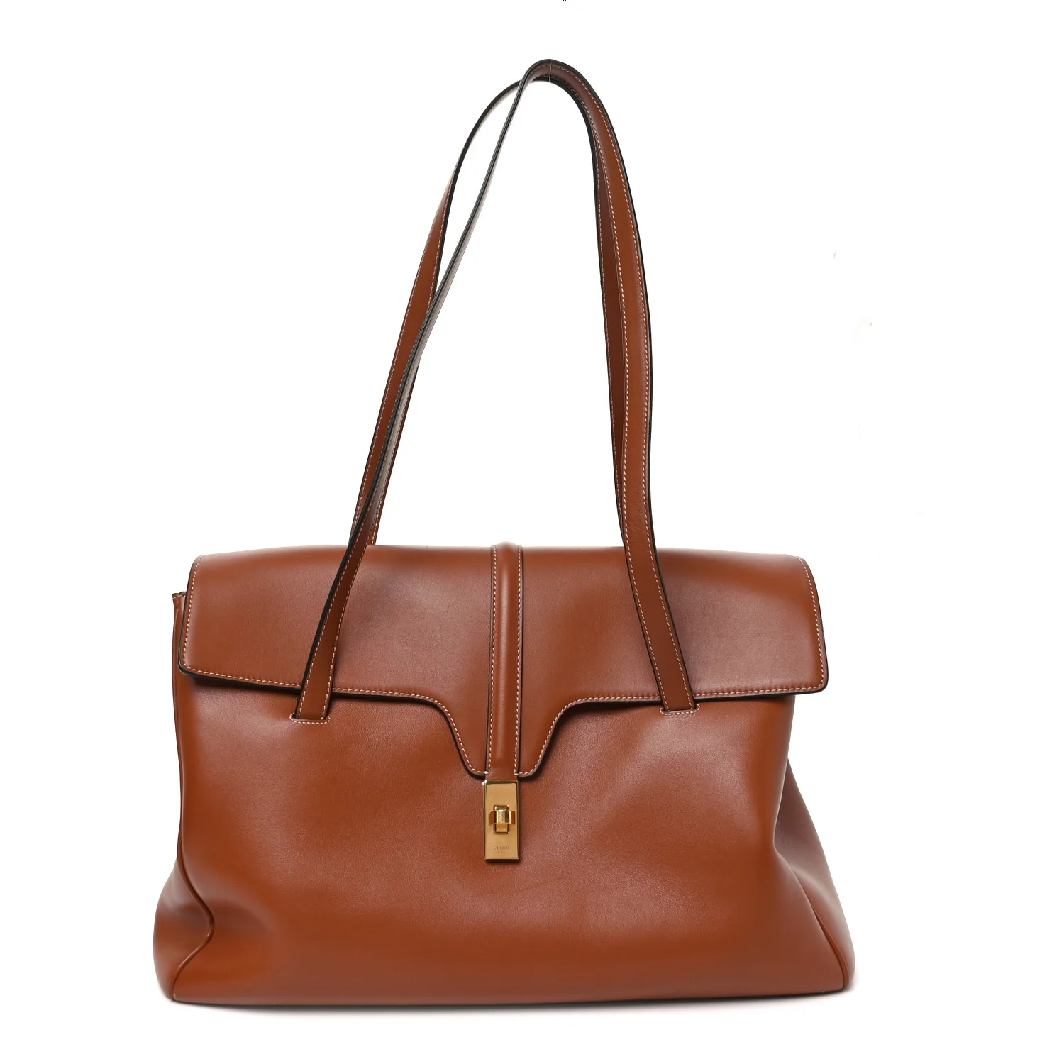 Calfskin Large Soft 16 Bag Tan