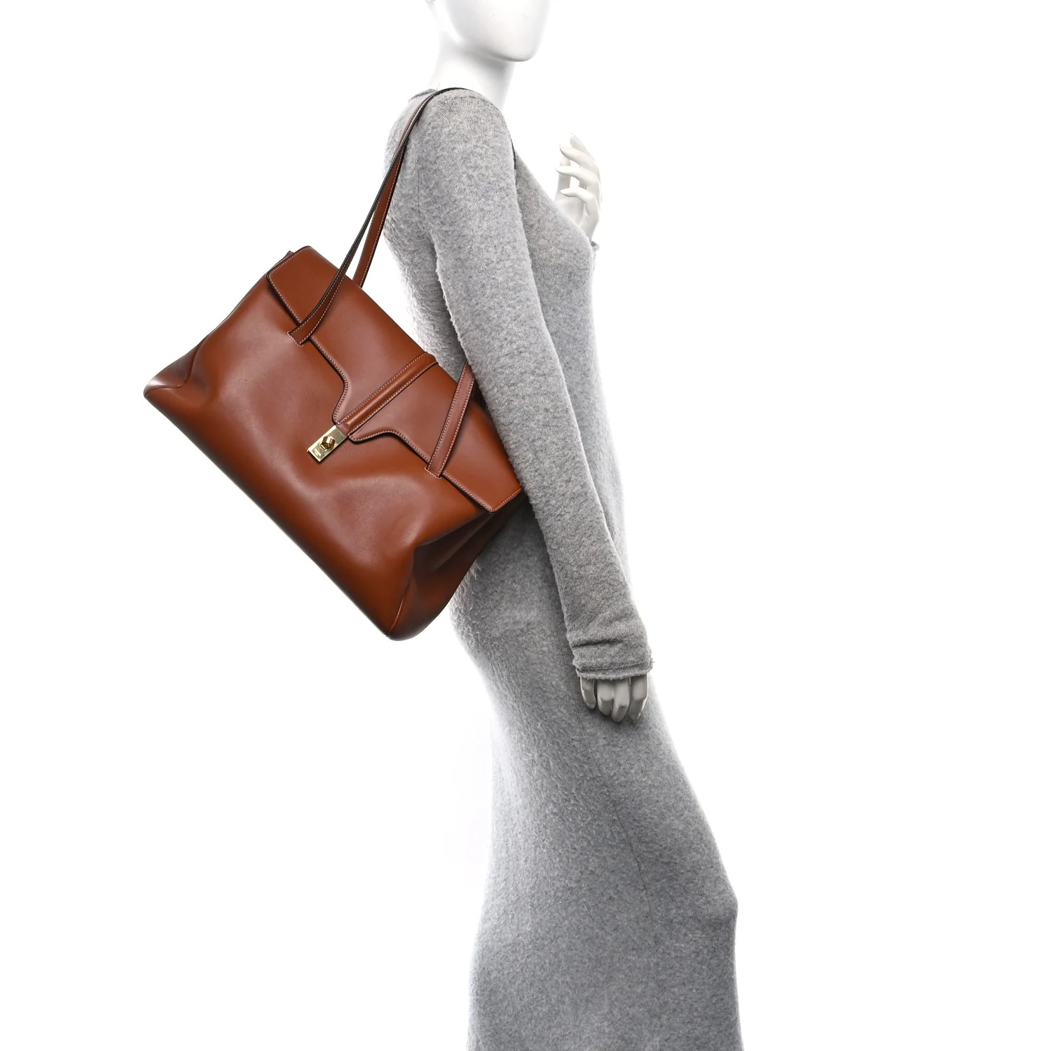 Calfskin Large Soft 16 Bag Tan - Image 2