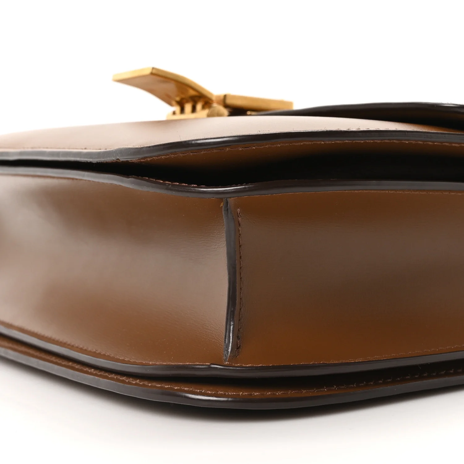 Calfskin Medium Classic Box Flap Bag Light Camel - Image 10
