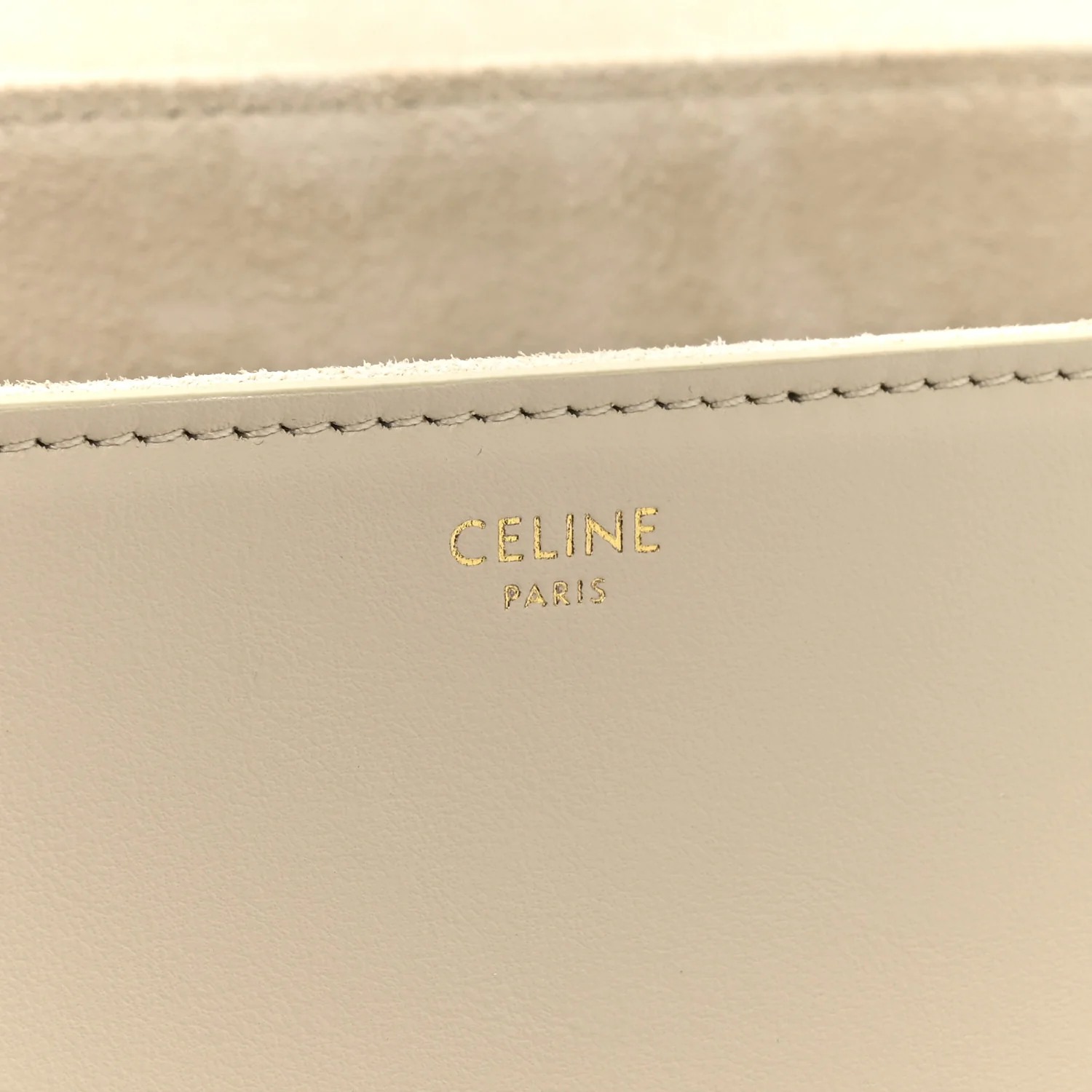 Calfskin Medium Soft 16 Bag Light Grey - Image 7