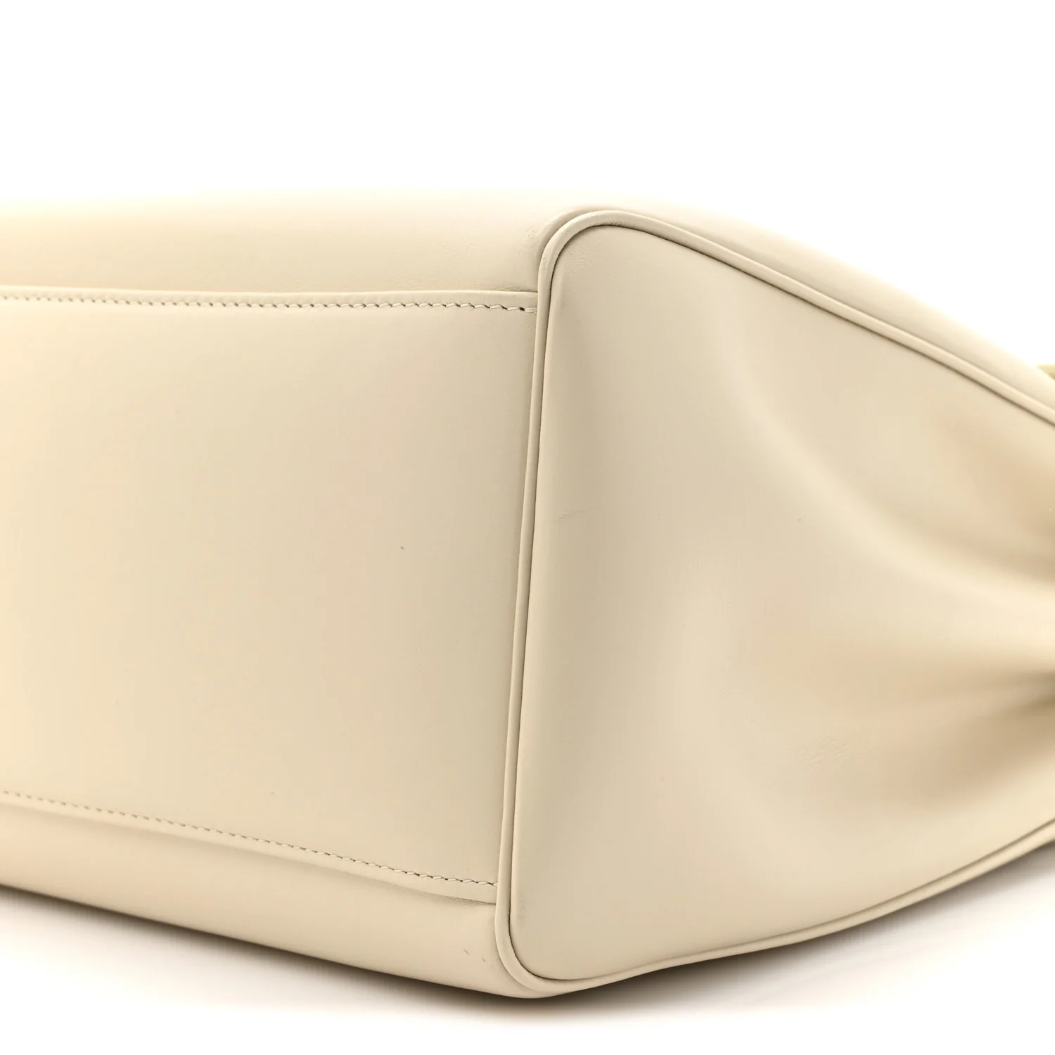 Calfskin Medium Soft 16 Bag Light Grey - Image 9