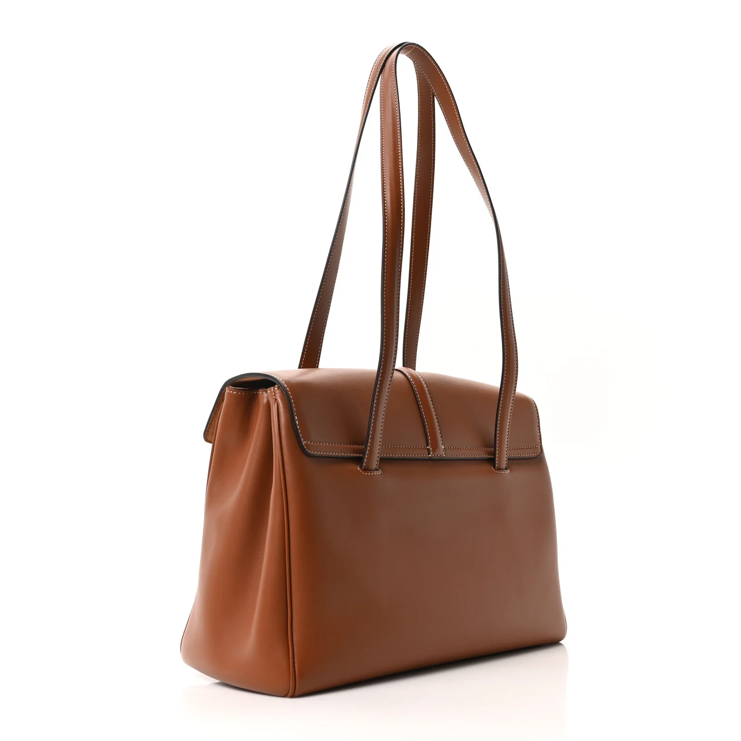 Calfskin Medium Soft 16 Bag Tan - Image 3