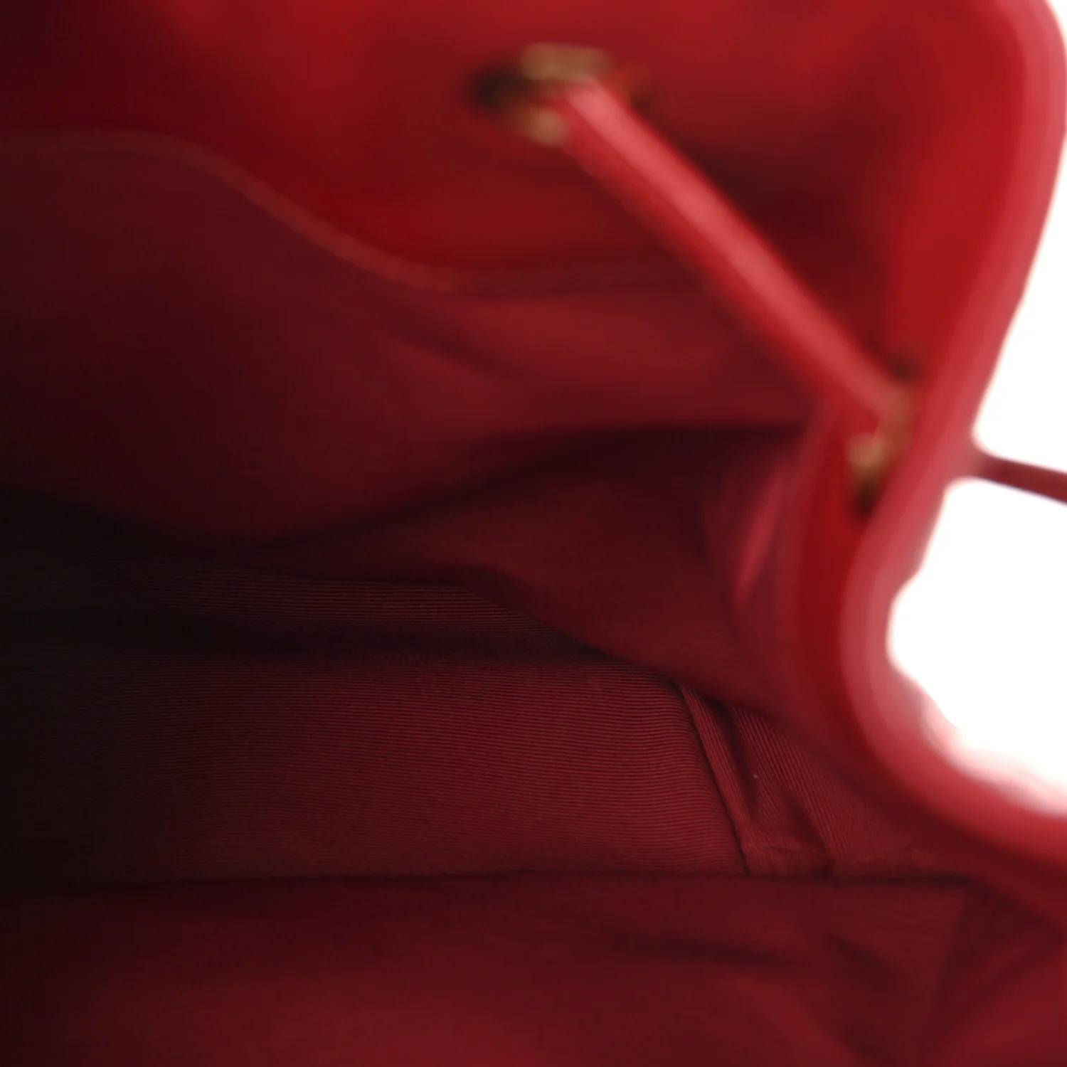 Calfskin Quilted Small C Backpack Red - Image 5