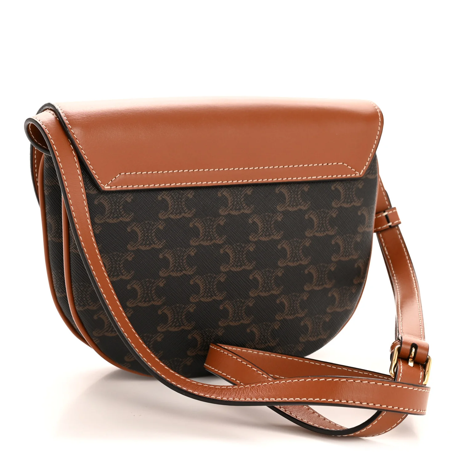 Calfskin Triomphe Besace Tan - Image 3