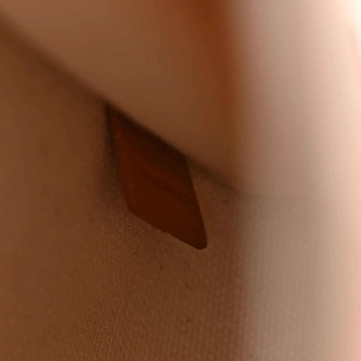 Canvas Calfskin Mini Vertical Cabas Natural Tan - Image 7