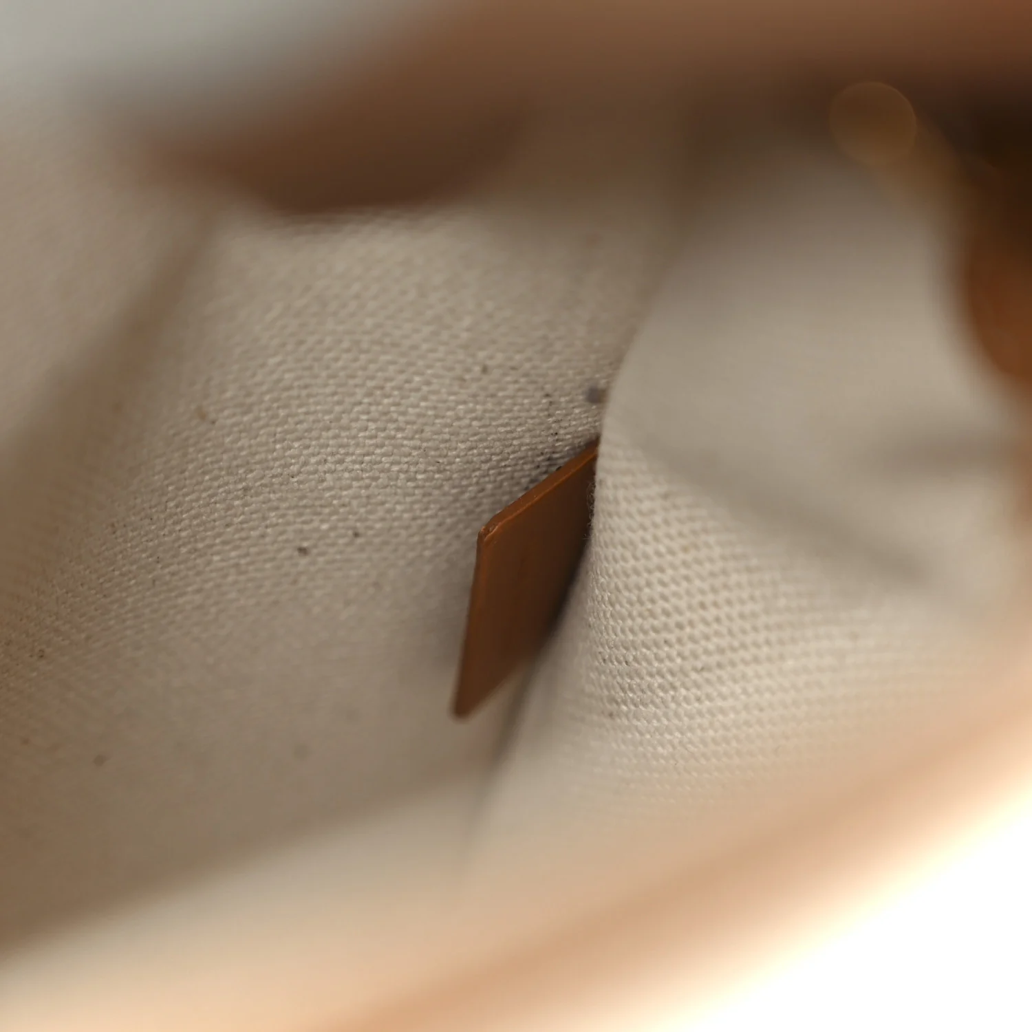 Canvas Calfskin Mini Vertical Cabas Natural Tan - Image 6