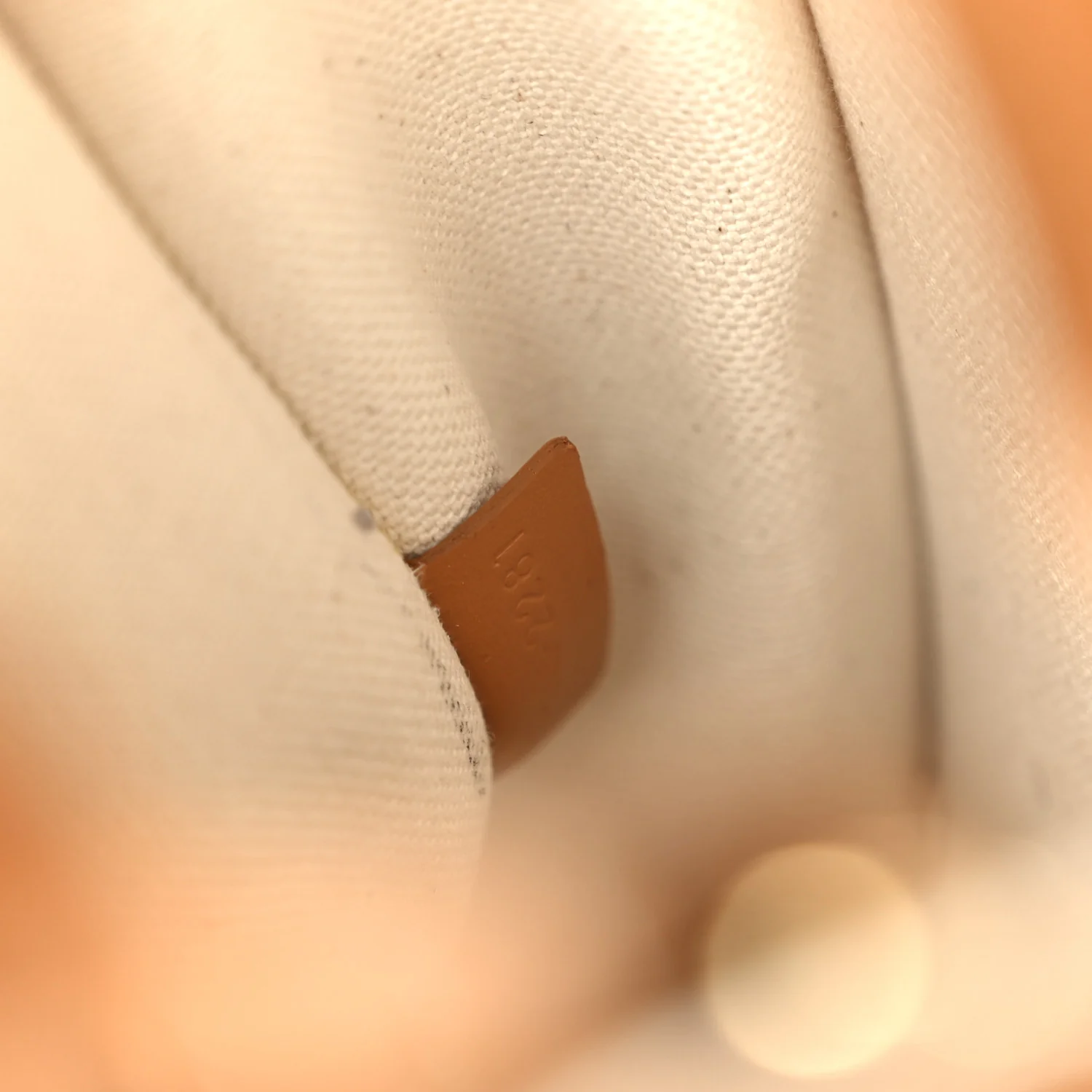 Canvas Calfskin Mini Vertical Cabas Natural Tan - Image 8