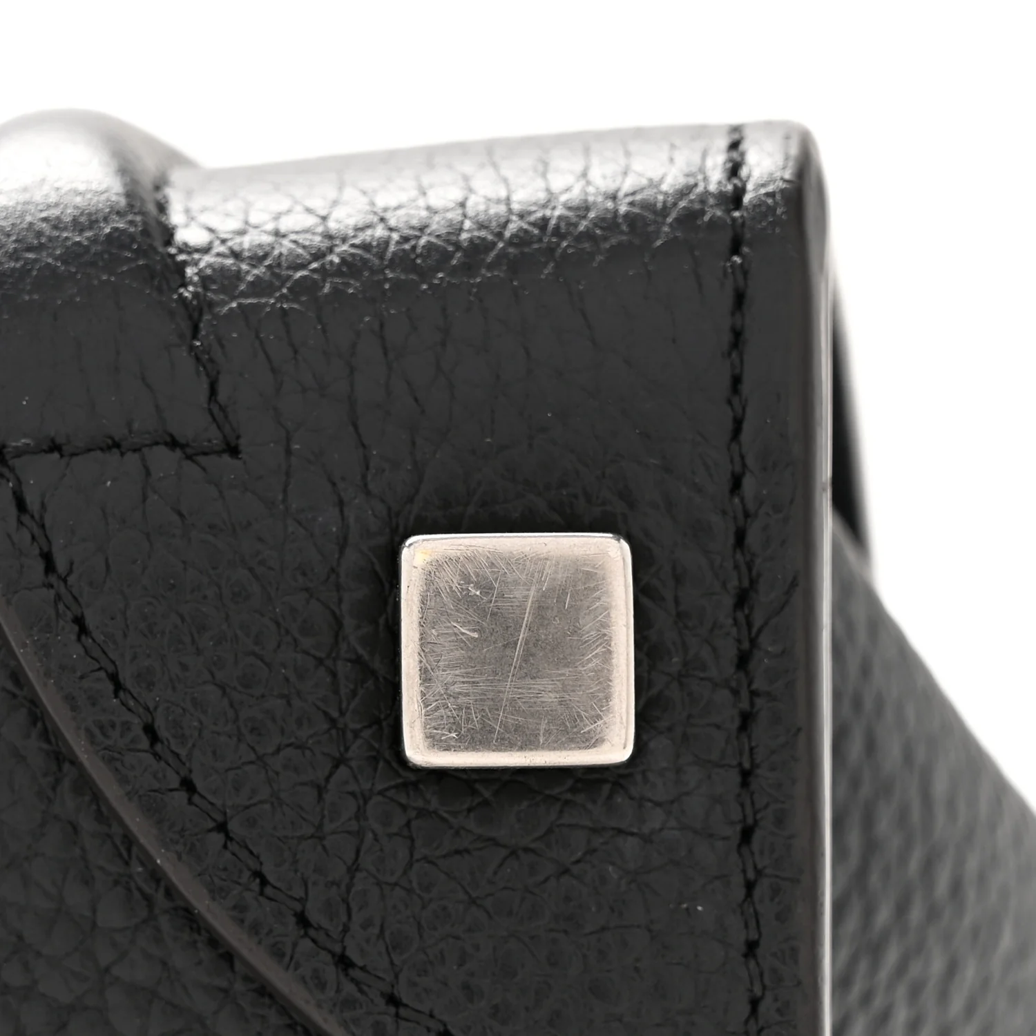 Drummed Calfskin Micro Luggage Black - Image 19