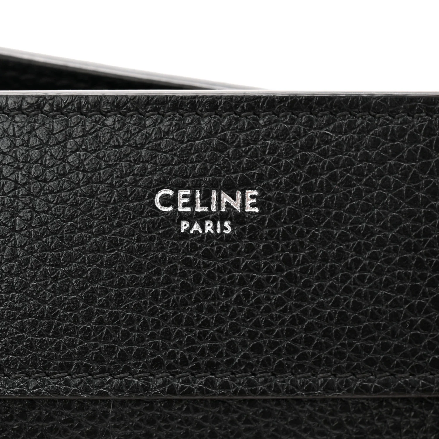 Drummed Calfskin Micro Luggage Black - Image 6