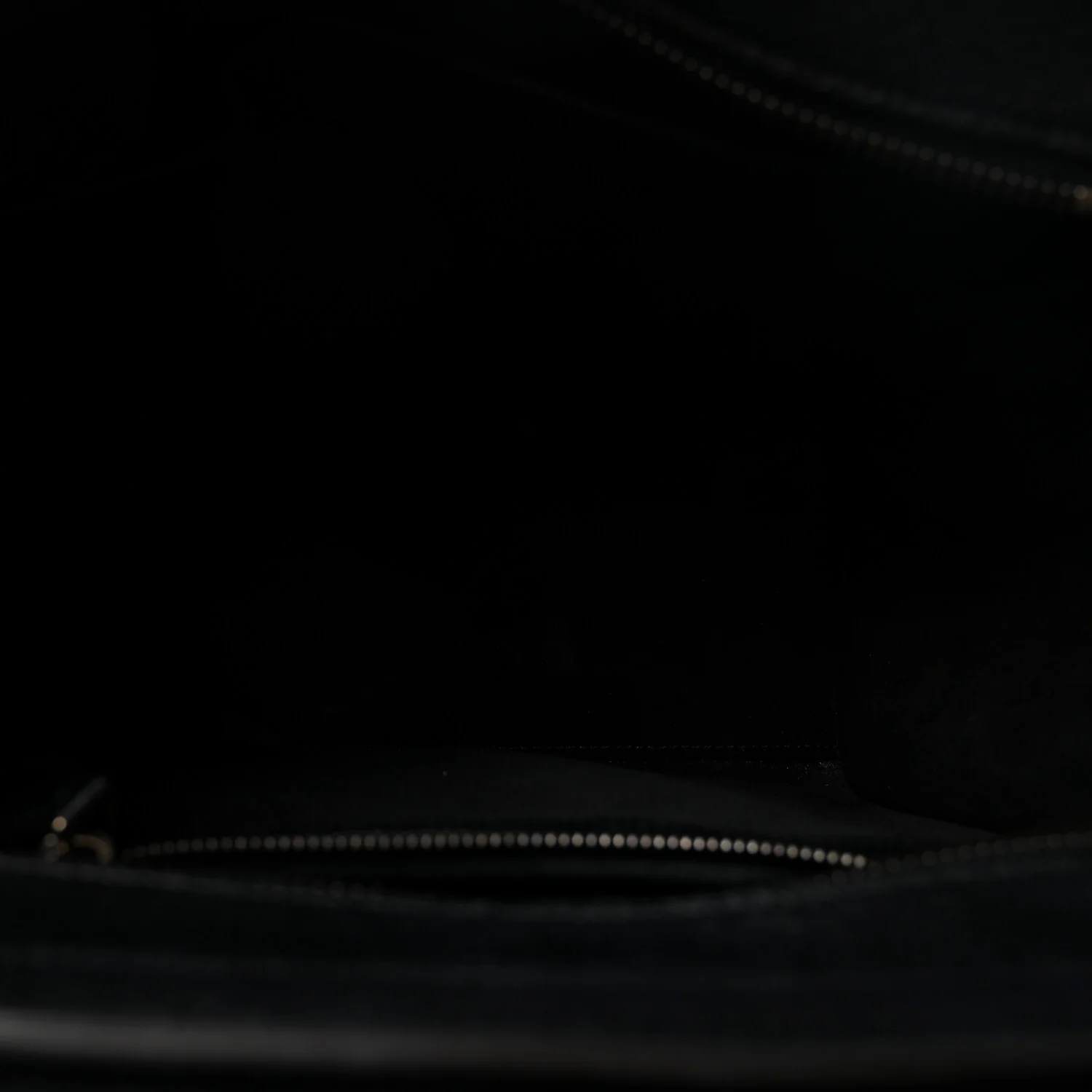 Drummed Calfskin Micro Luggage Black - Image 5