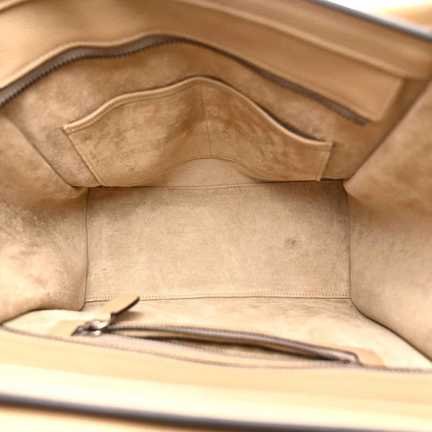 Drummed Calfskin Micro Luggage Dune - Image 5
