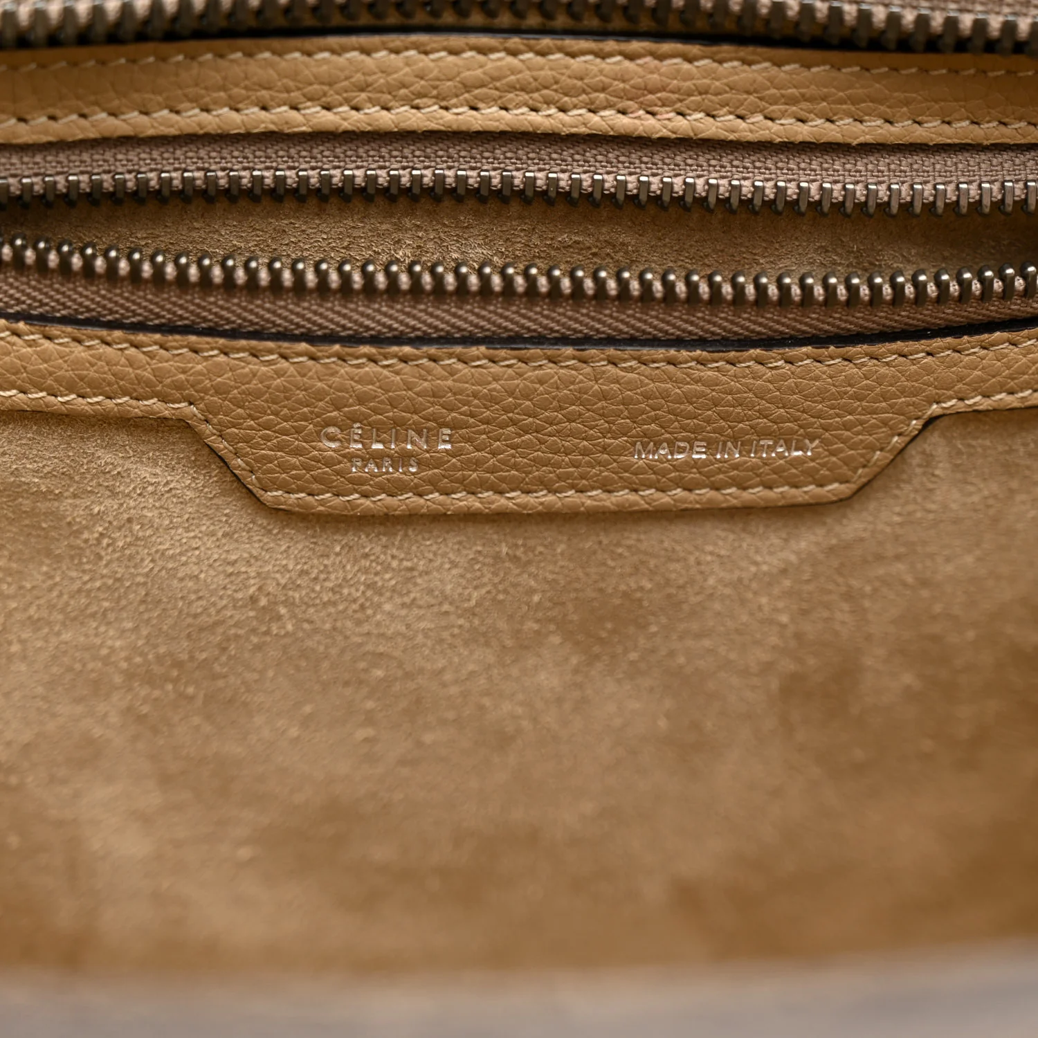 Drummed Calfskin Micro Luggage Dune - Image 6