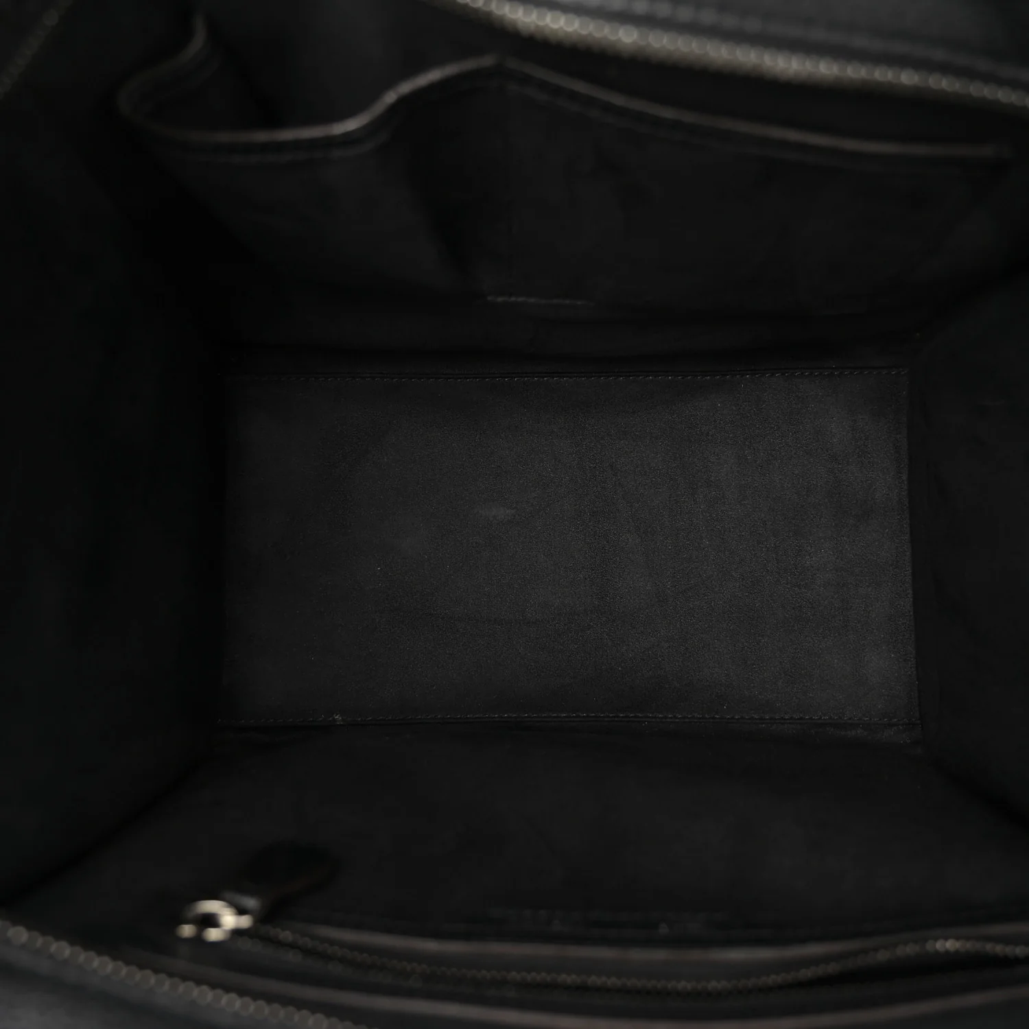 Drummed Calfskin Mini Luggage Black - Image 5